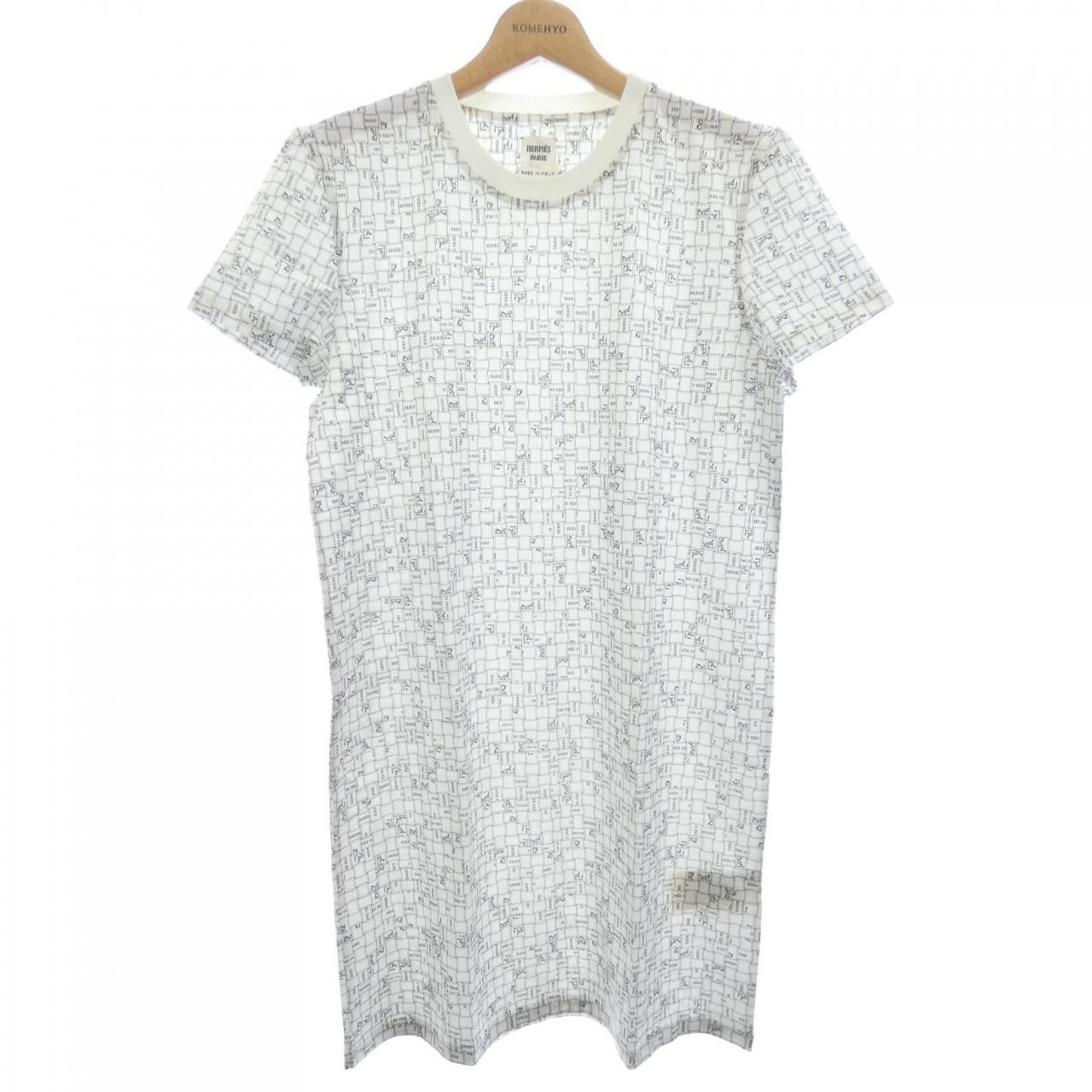 Hermes Hermes Hermes Bolduc Dress Textile Dresses DUTY FREE for USA Size ONE SIZE - 1 Thumbnail