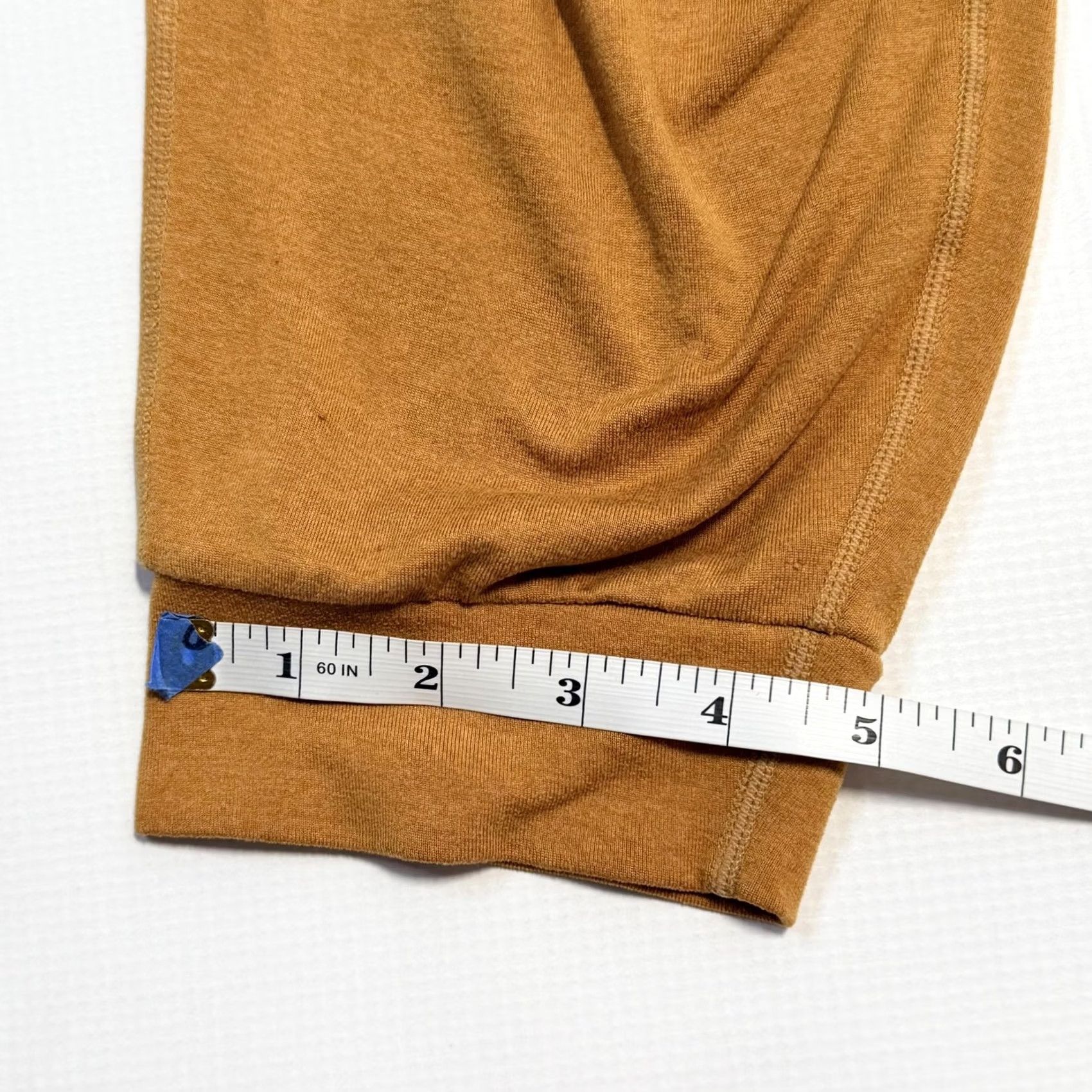 Vuori Vuori Jogger Pants Mens Athletic Drawstring Pockets Brown Gold 30in Inseam 26in Jersey Pocketed Pockets Elastic Waist Size US 30 / EU 46 - 7 Thumbnail