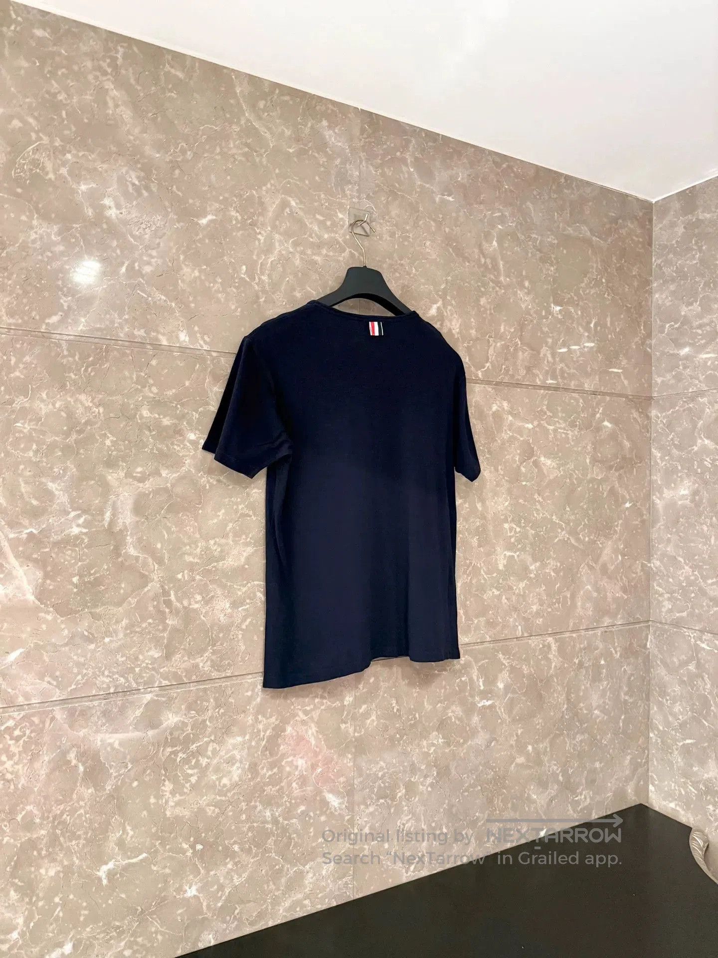 Thom Browne Thom Browne Dark Blue Striped T. Size US M / EU 48-50 / 2 - 2 Thumbnail