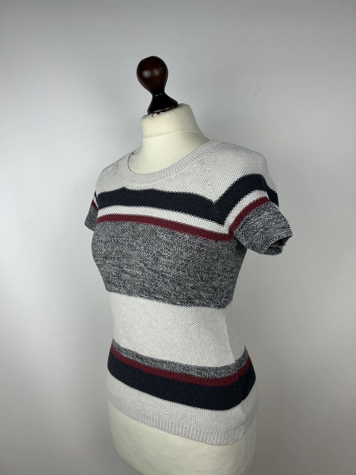 Vintage Brora Knit Cotton T-Shirt Short Sleeve Size 8-10 Women’s Size S / US 4 / IT 40 - 4 Thumbnail