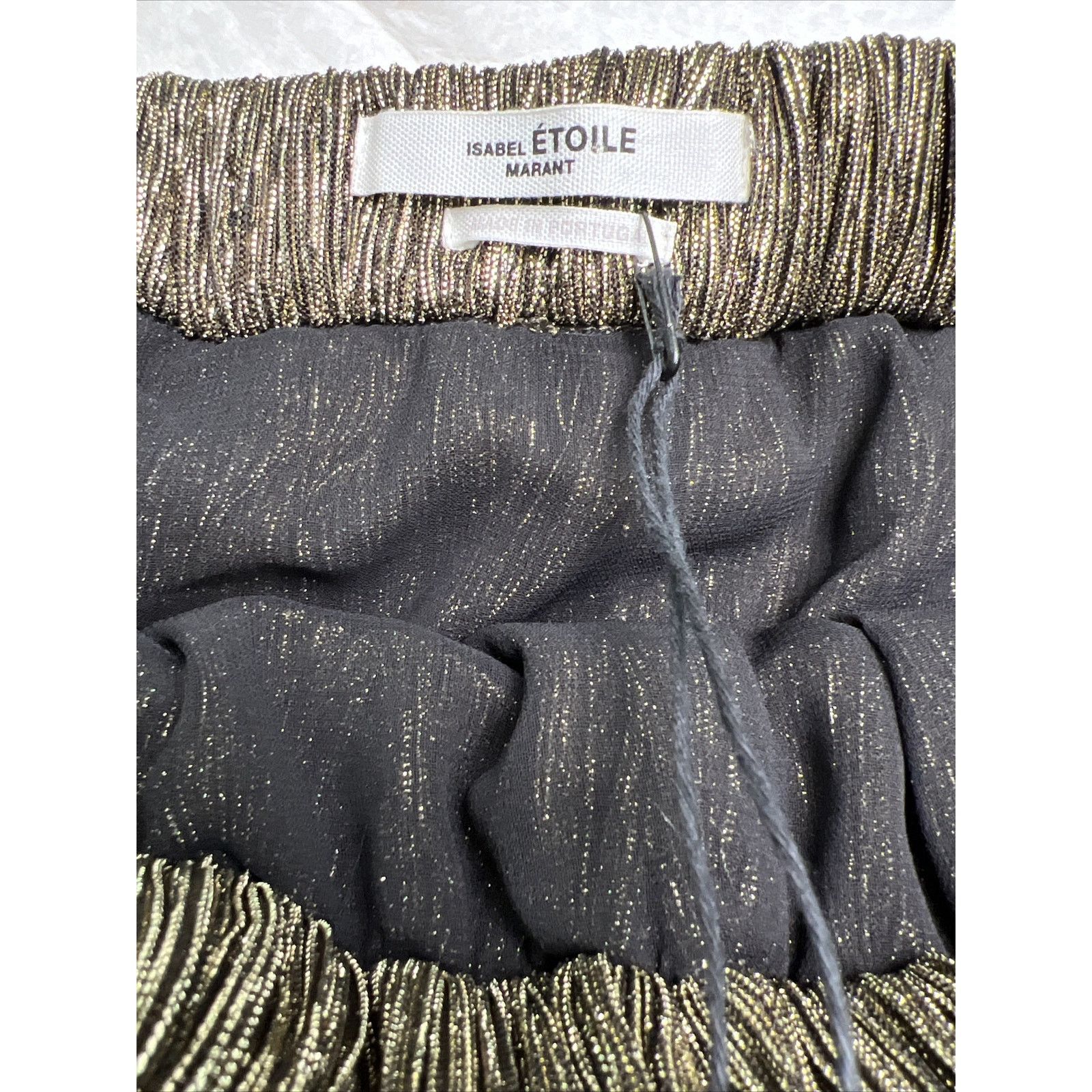 Isabel Marant ISABEL MARANT-Etoile Mini Skirt-Dore/Gold-Size 34- W/Tag’s Size 25" / US 0 / IT 36 - 12 Thumbnail