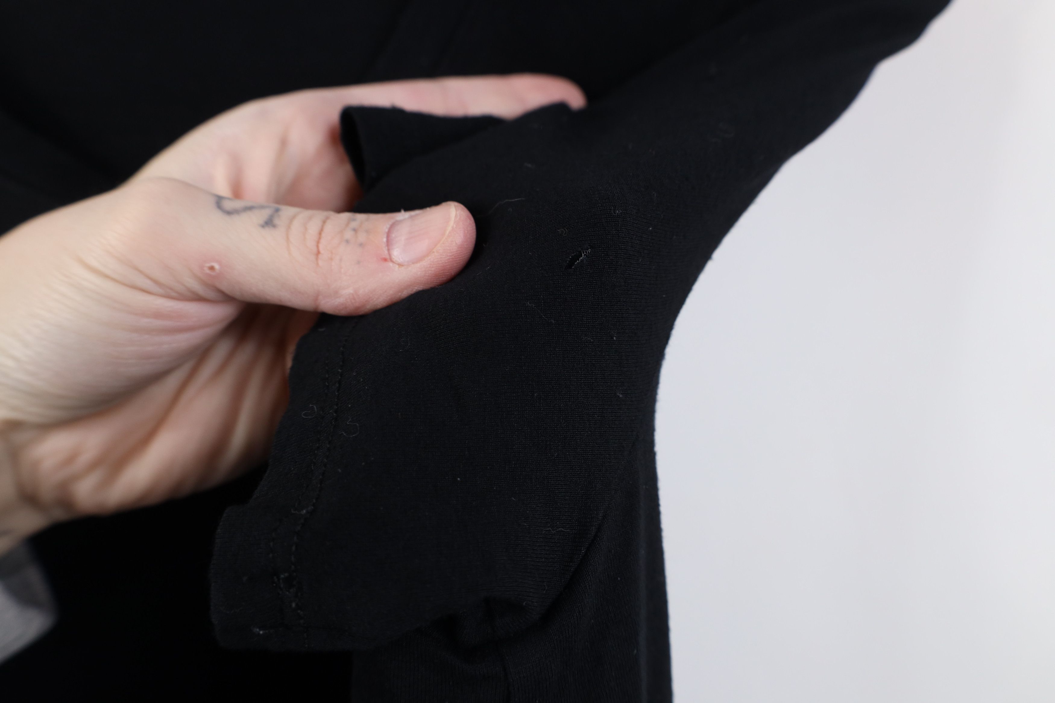 Eileen Fisher Eileen Fisher Stretch Knit Short Sleeve T-Shirt Black USA Size M / US 6-8 / IT 42-44 - 6 Thumbnail