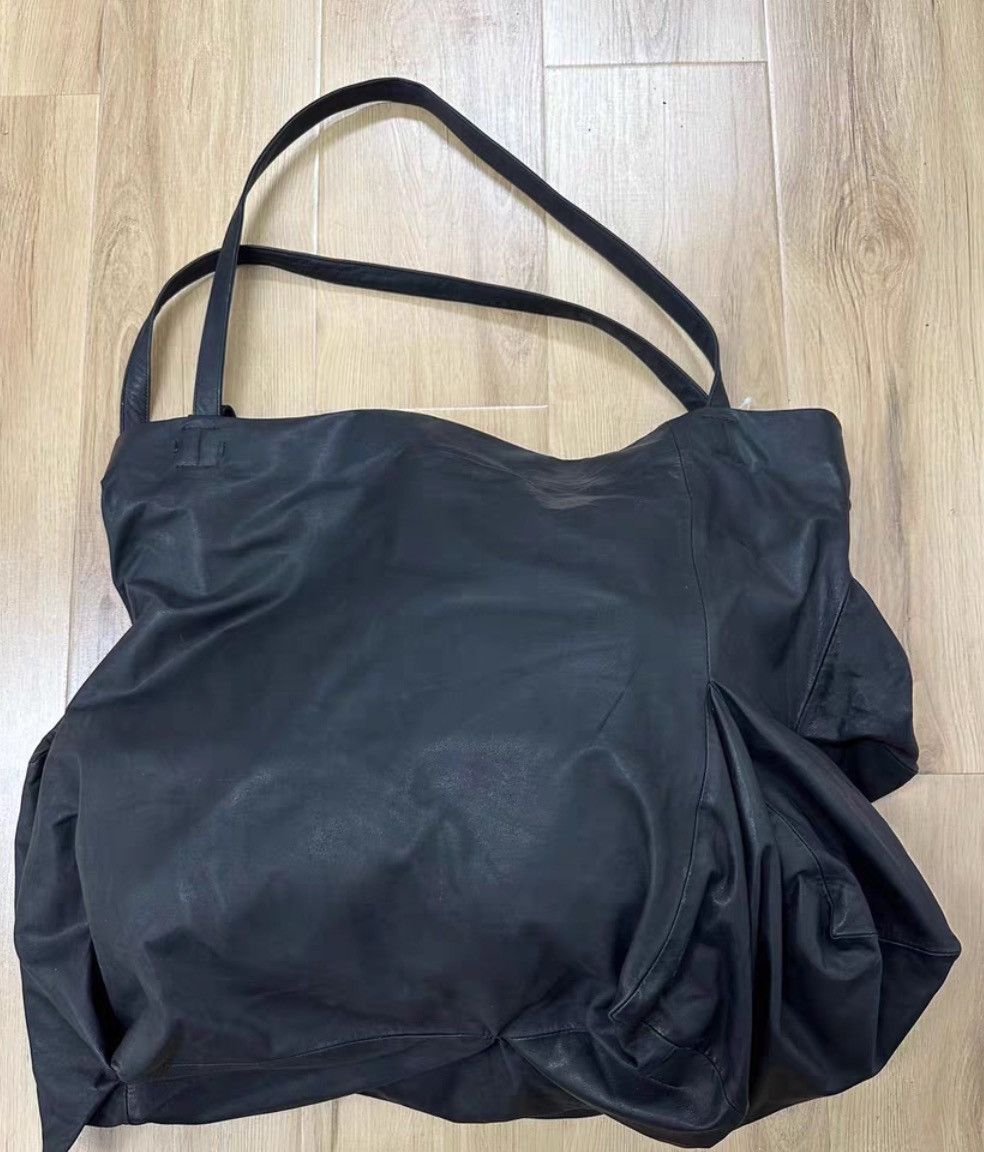 Yohji Yamamoto yohji yamamoto UNEVENNESS LEATHER TOTE BAG 2412-Nextarrow Size ONE SIZE - 5 Thumbnail