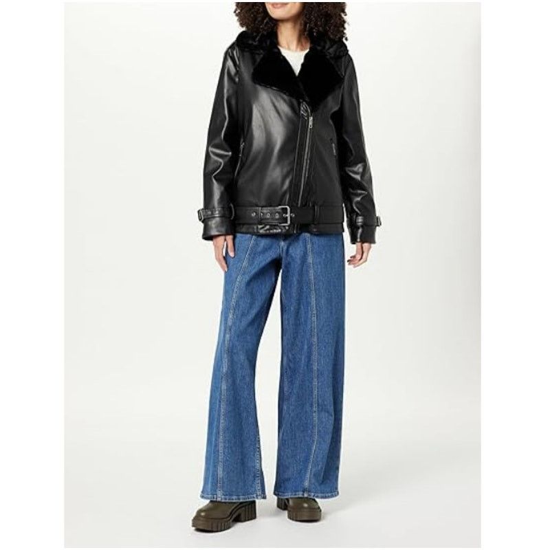 Other The Drop Cavalla Vegan Leather Moto Jacket Black S Size S / US 4 / IT 40 - 4 Thumbnail