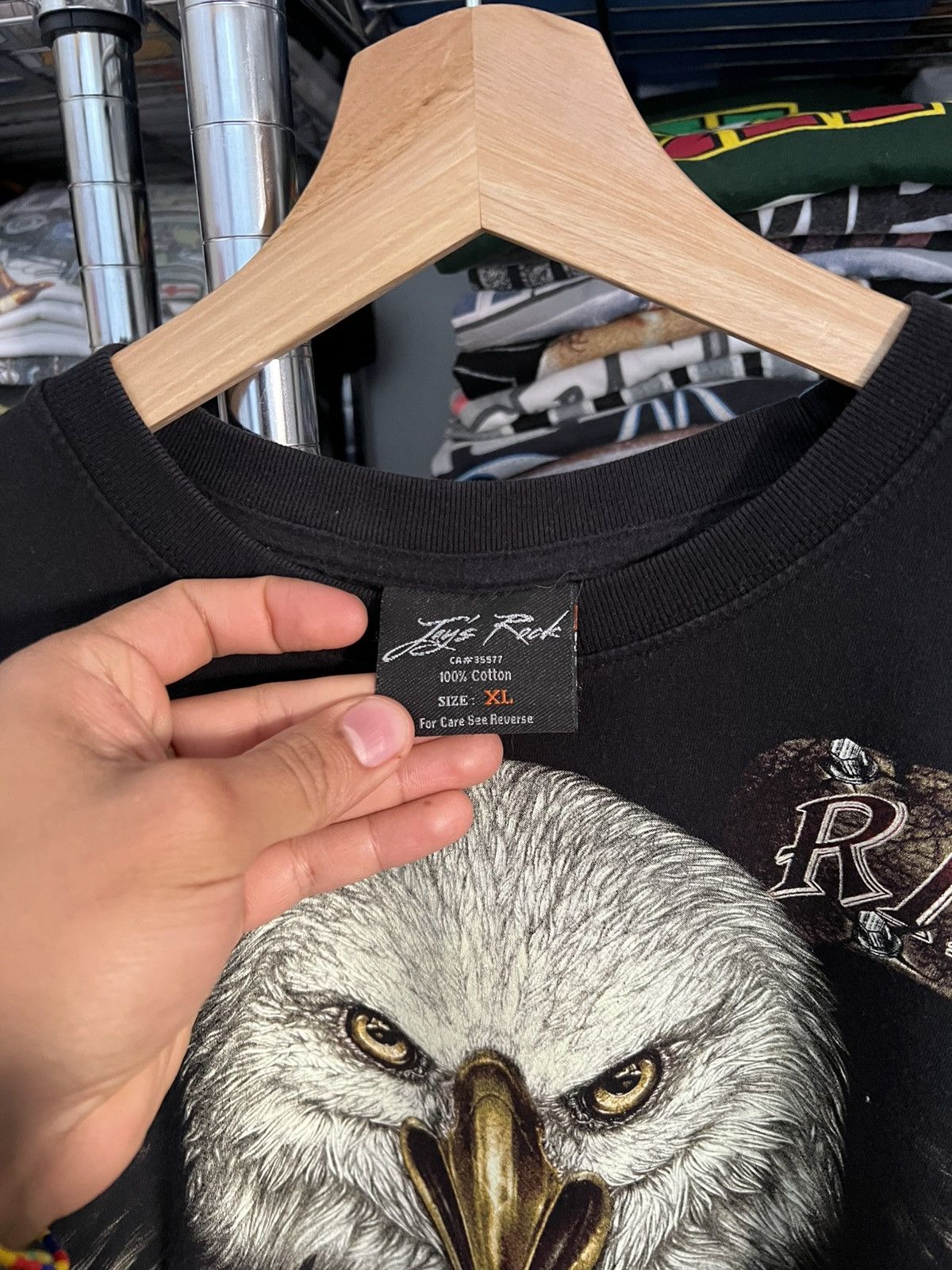 Harley Davidson 2000s Motorcycles Eagle Live to Ride be Wild AOP Tee Size US XL / EU 56 / 4 - 4 Thumbnail