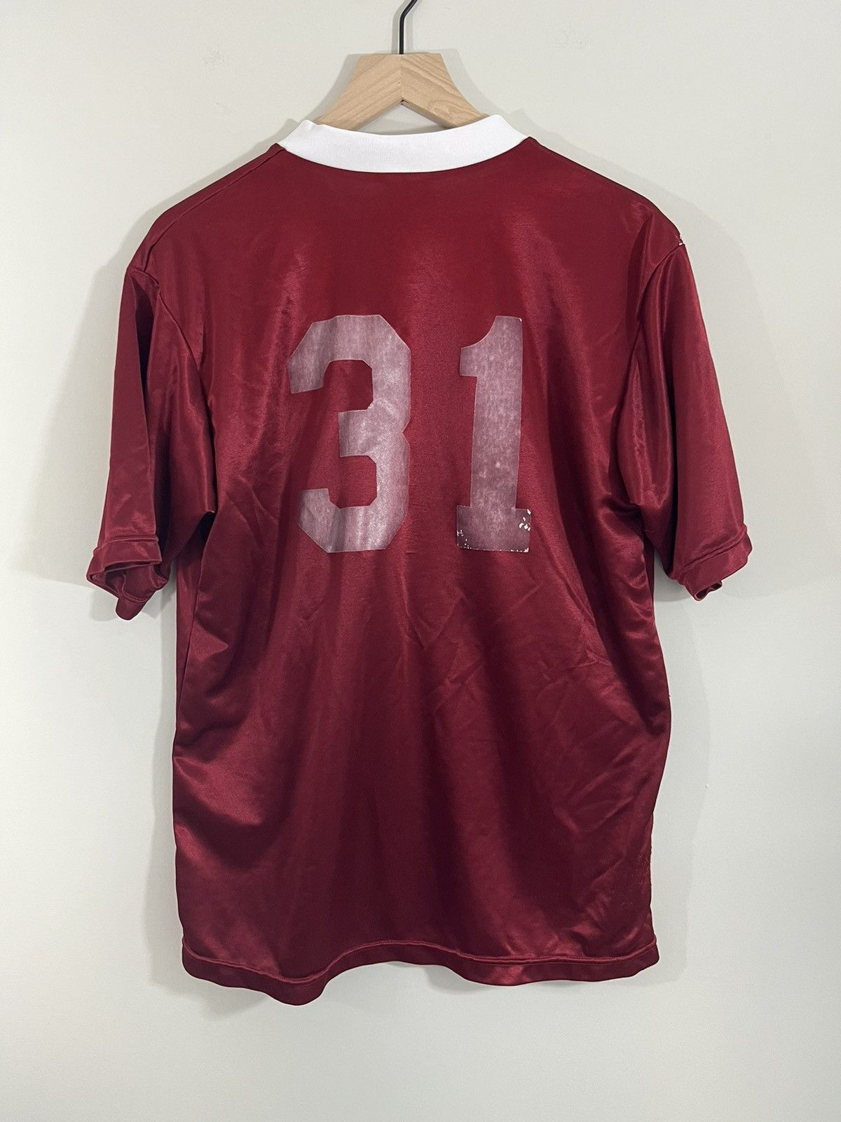 Vintage English Football Distressed Faded Soccer Jersey Size US L / EU 52-54 / 3 - 1 Thumbnail