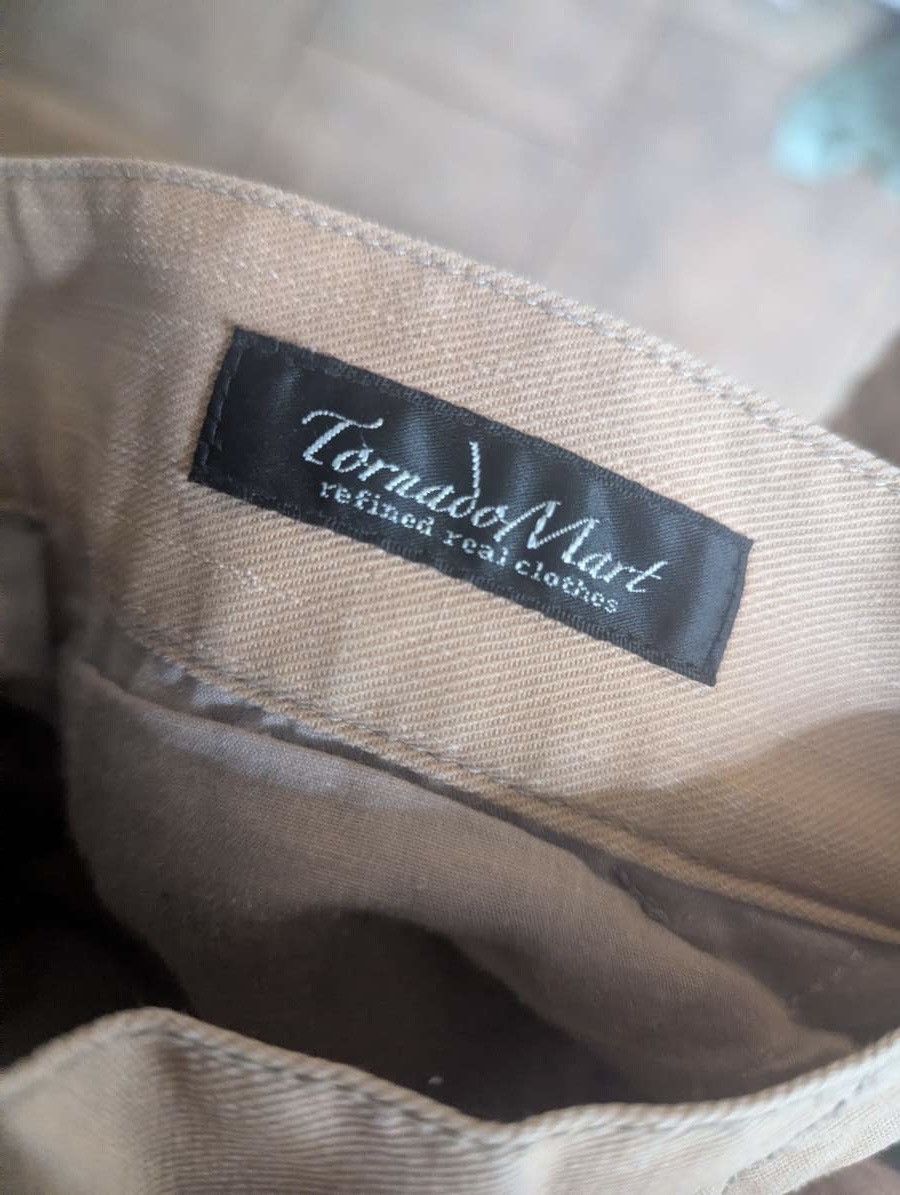 Tornado Mart Tornado Mart Flared Multi-Pocket Cargo Pants Size US 31 - 3 Thumbnail