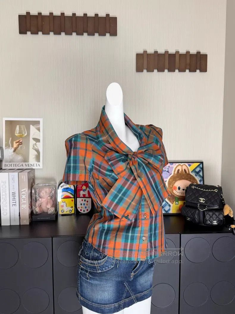Vivienne Westwood Vivienne Westwood Bow Blouse Vintage Size S / US 4 / IT 40 - 2 Thumbnail