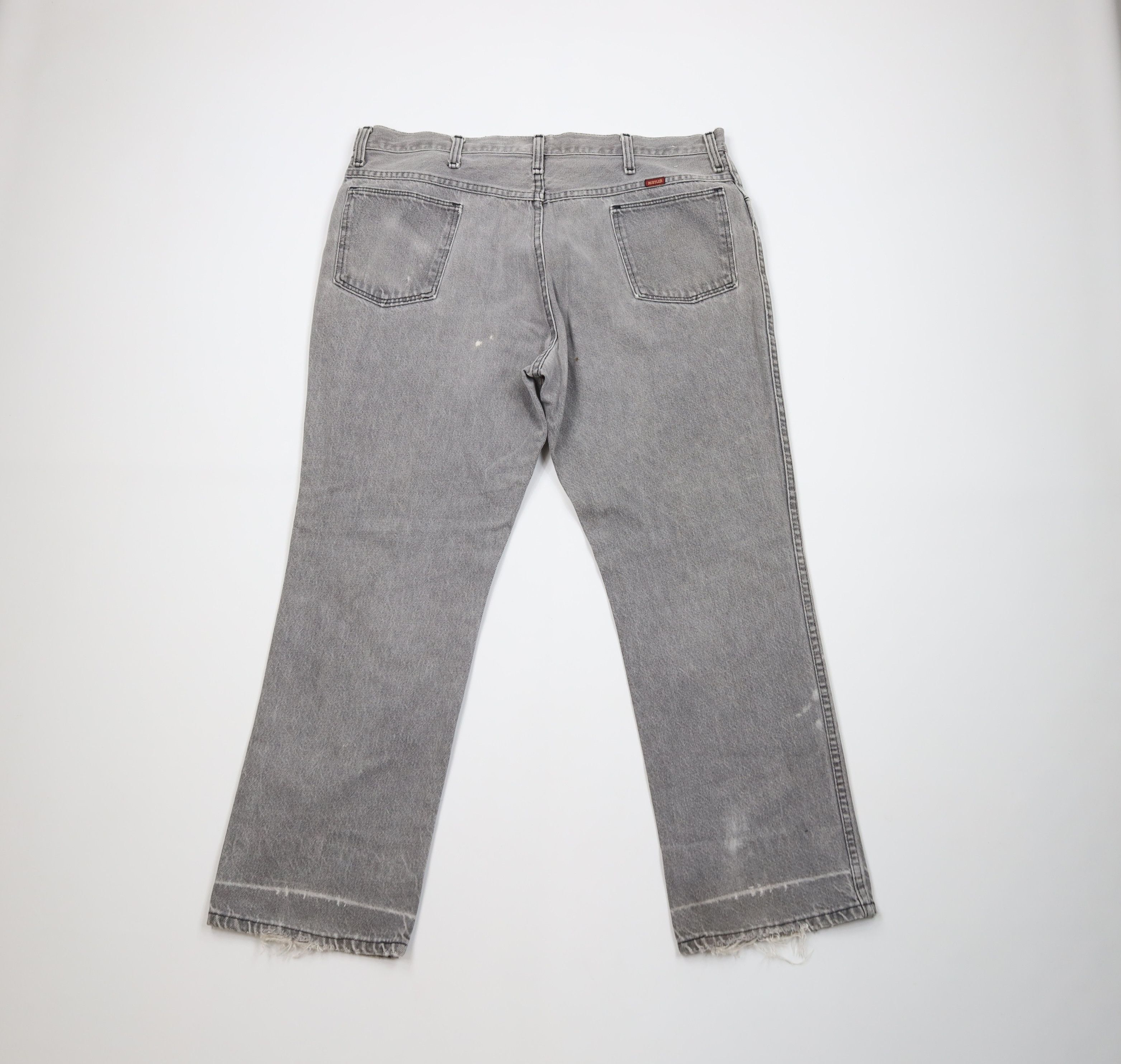 Vintage Vintage 80s 90s Streetwear Wide Leg Denim Jeans Gray USA Size US 40 / EU 56 - 11 Thumbnail
