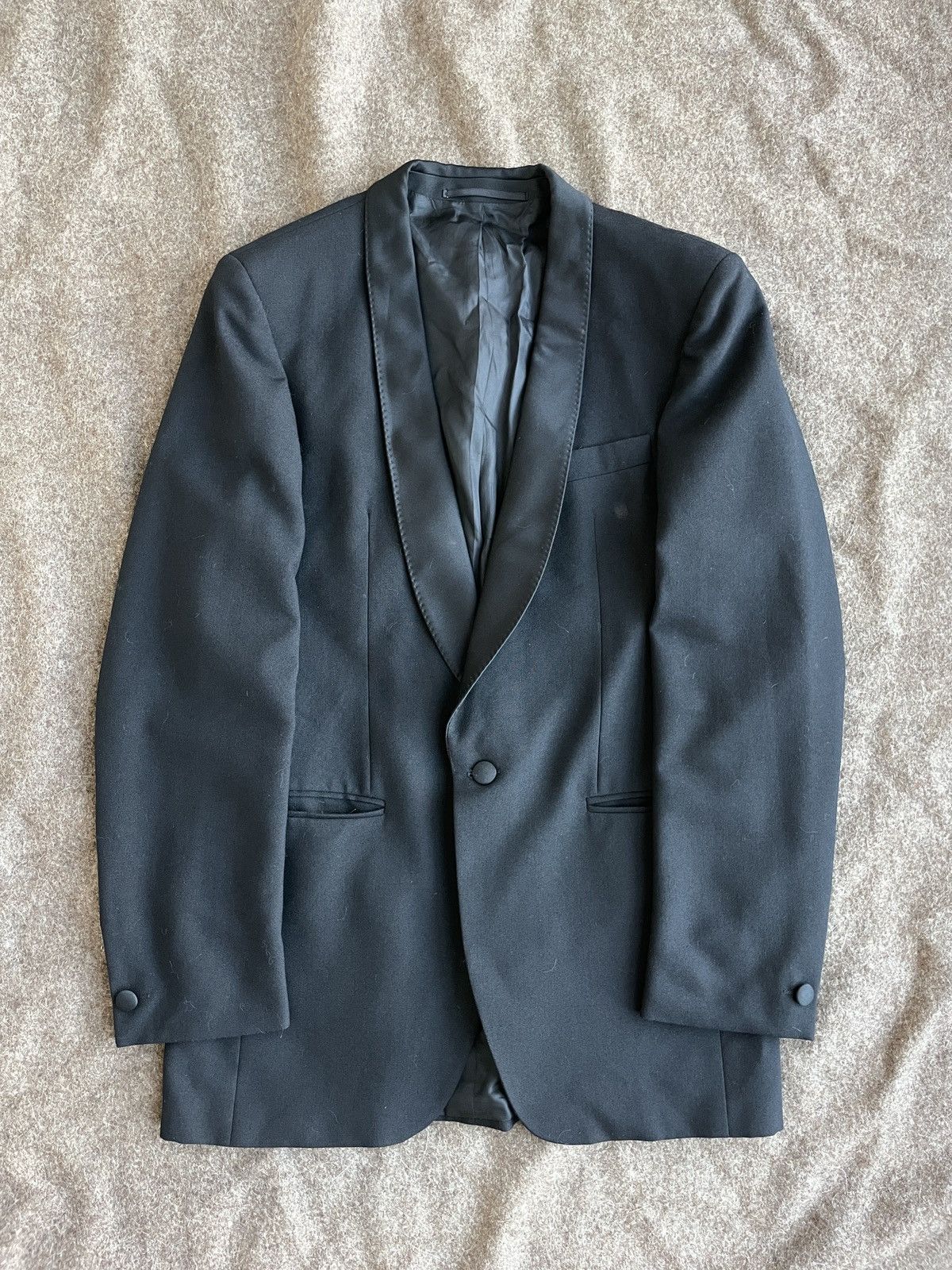 Other Vintage Woolen Tuxedo Suit Size 40R - 2 Thumbnail