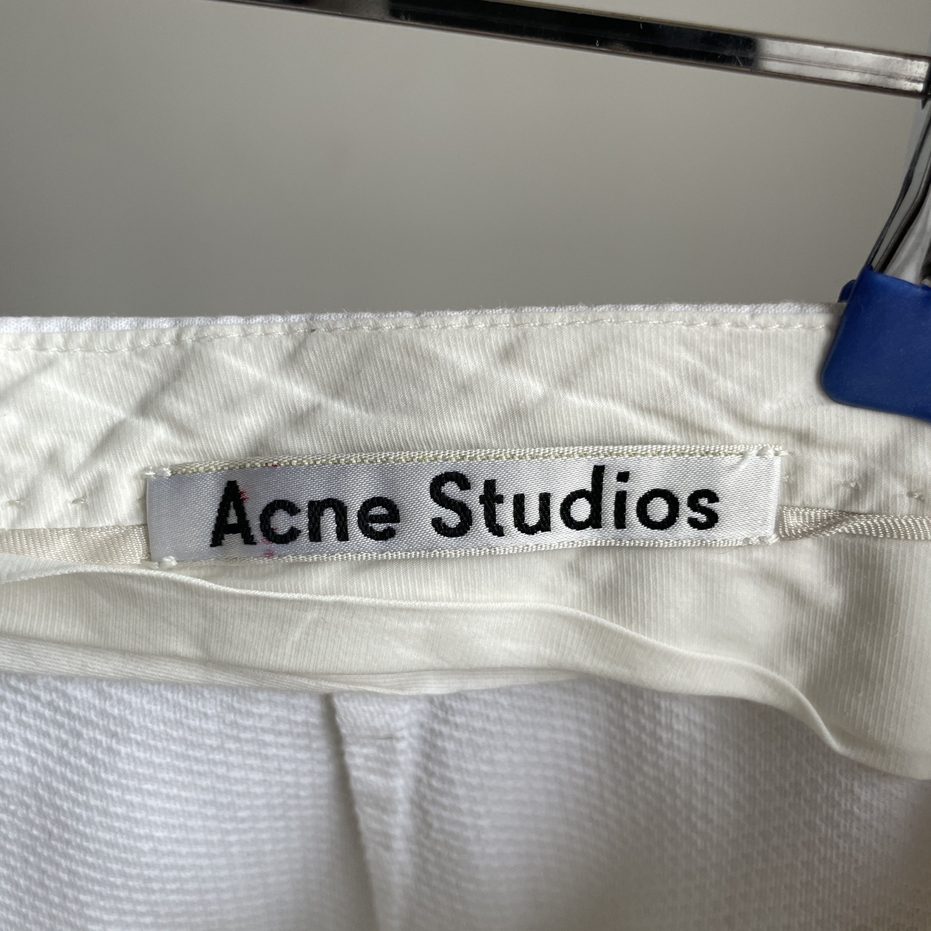 Acne Studios Acne Studios SS 15 Saville Pique Cotton Cropped Womens Pants Size 27" / US 4 / IT 40 - 9 Thumbnail
