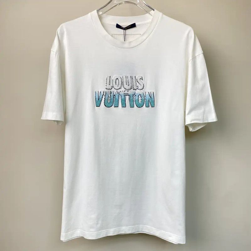 Louis Vuitton Louis Vuitton White Cotton Men’s T-Shirt 0089 Size US L / EU 52-54 / 3 - 1 Thumbnail