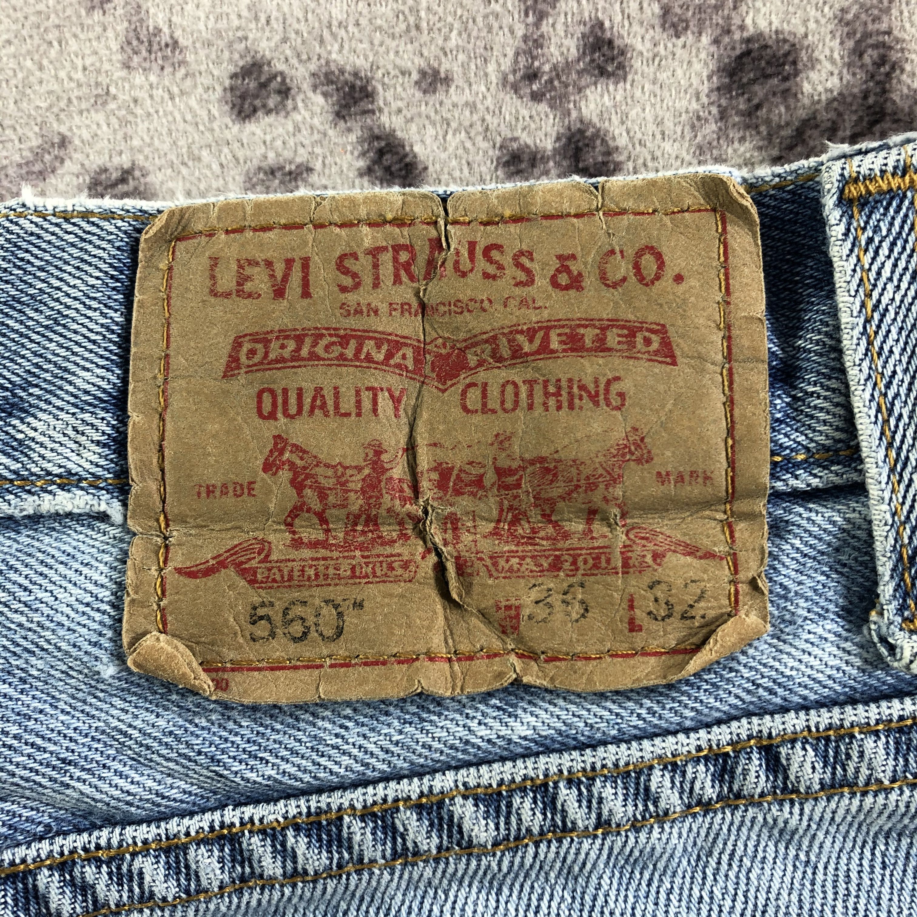 Levi's × Vintage Vintage Light Wash Levis 560 Jeans-JM3418 Size US 36 / EU 52 - 6 Thumbnail