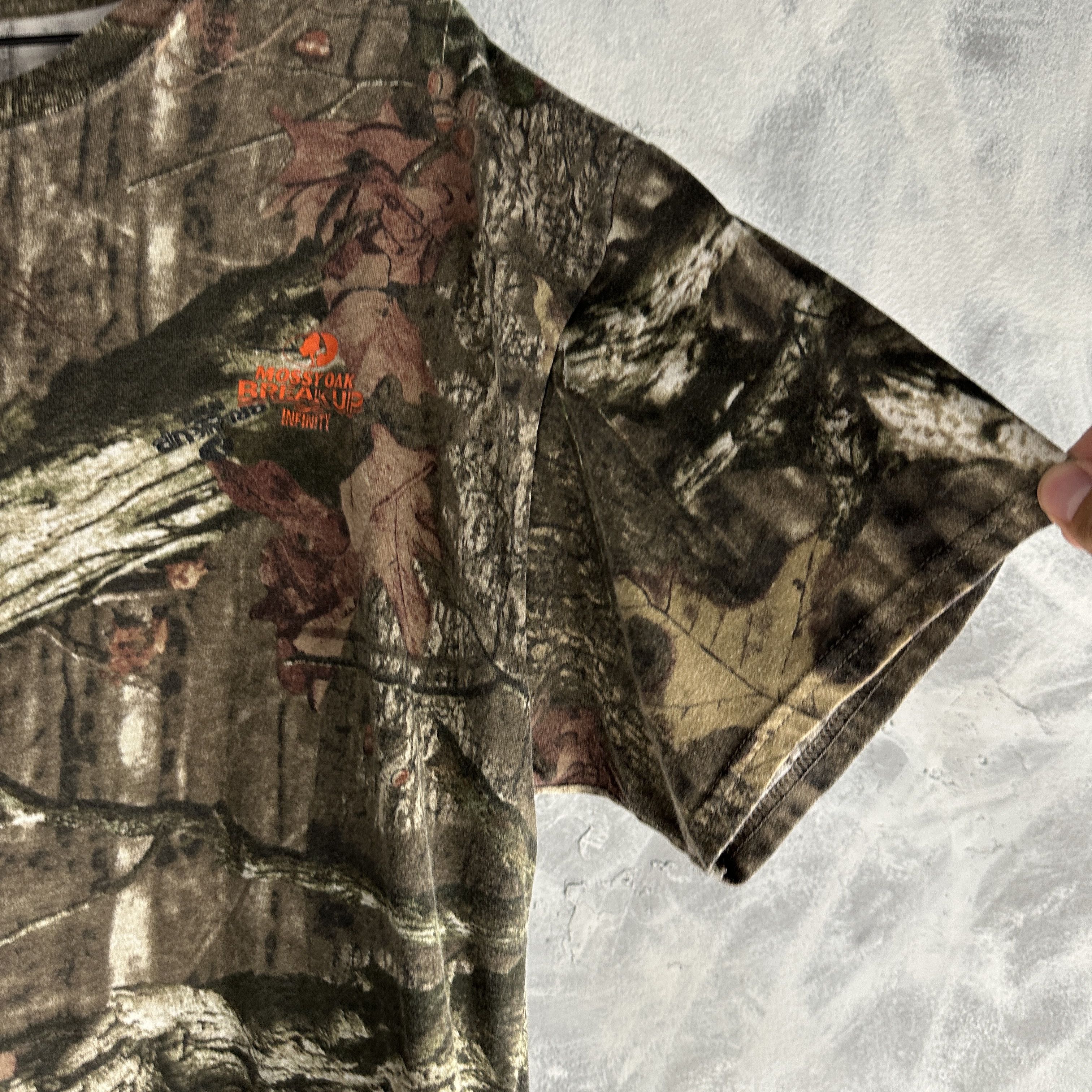 Mossy Oaks Vintage Mossy Oak Camo Camouflage T Shirt Mens Breakup Size US XL / EU 56 / 4 - 5 Thumbnail