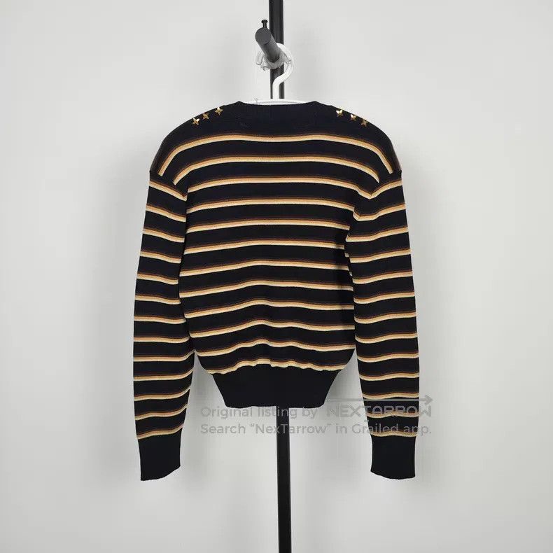 Louis Vuitton Louis Vuitton Striped cashmere sweater with presbyopic dec Size S / US 4 / IT 40 - 2 Thumbnail