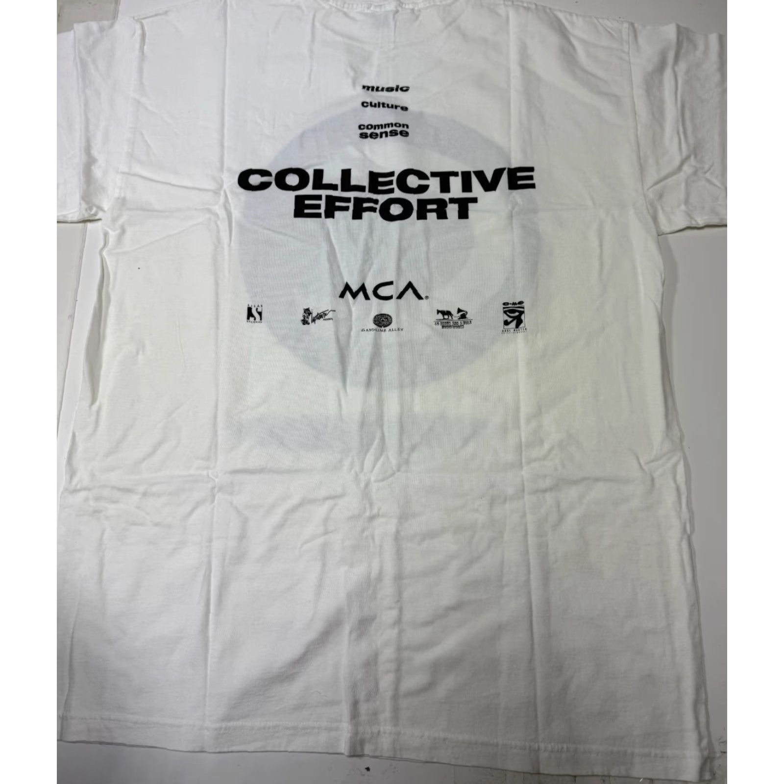 Vintage VINTAGE MCA Records Graphic Tee T-Shirt COLLECTIVE EFFORT Hip Hop White Adult XL Mens Size US XL / EU 56 / 4 - 5 Thumbnail