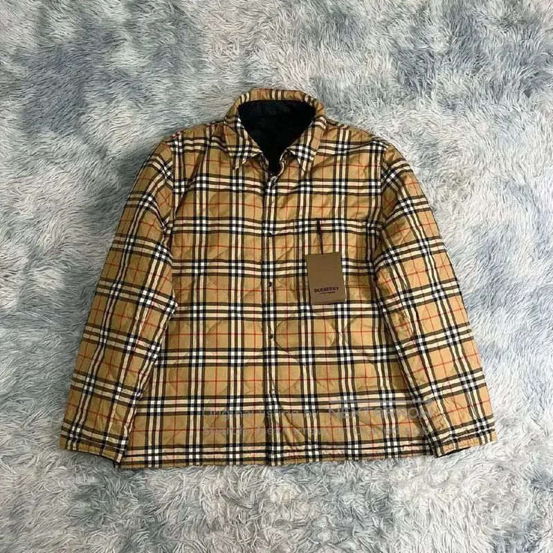 Burberry Burberry Green Cotton Men's Outerwear. Size US XXL / EU 58 / 5 - 1 Thumbnail