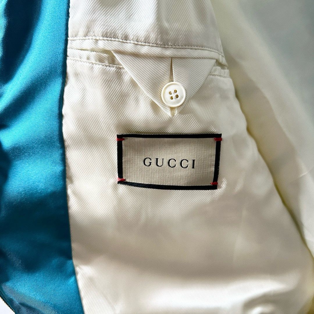 Gucci GUCCI Freya Hartas Silk Silk Bomber Jacket 44 Size US S / EU 44-46 / 1 - 9 Thumbnail