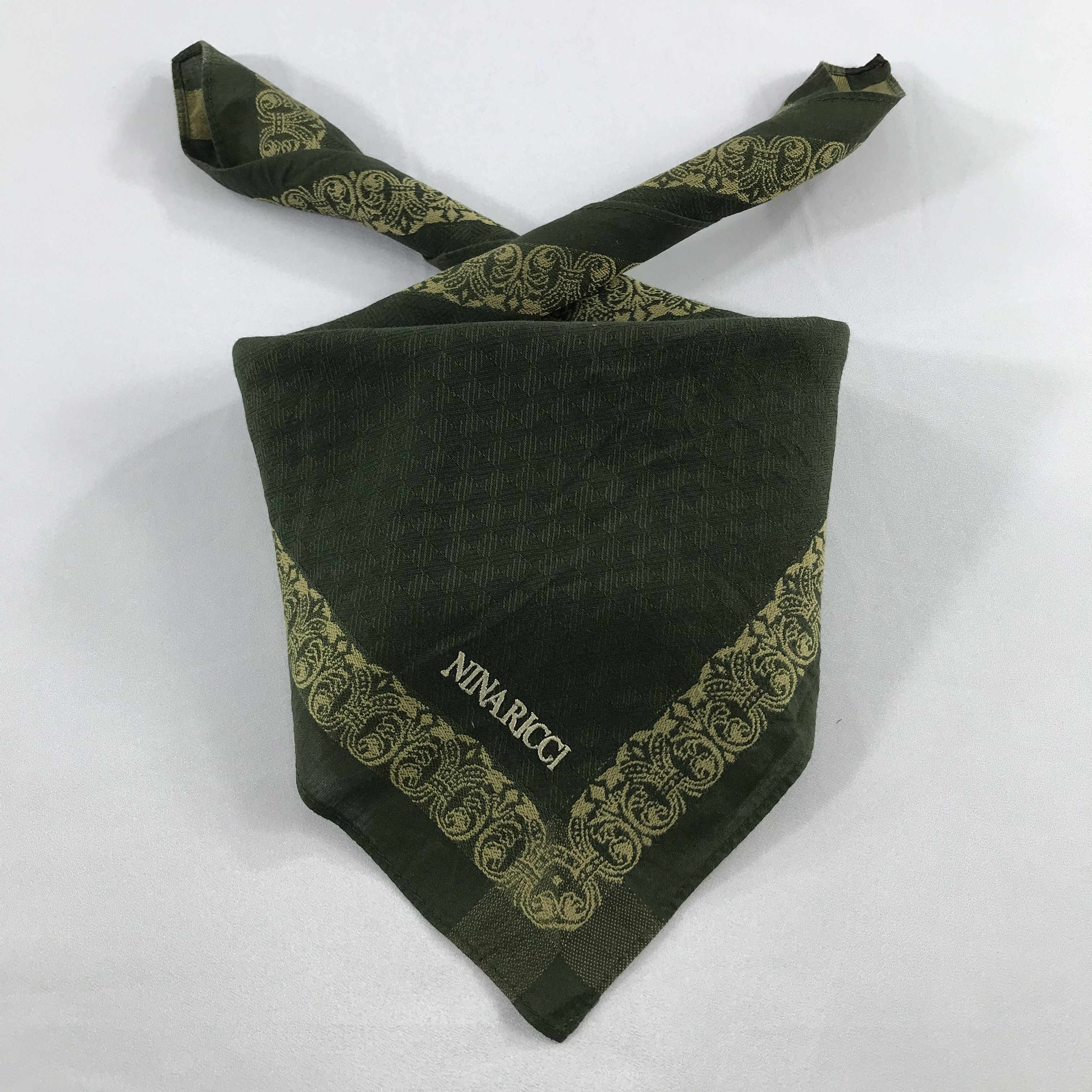Nina Ricci × Vintage Nina Ricci Bandana / Handkerchief / Neckerchief - S2560 Size ONE SIZE - 3 Thumbnail