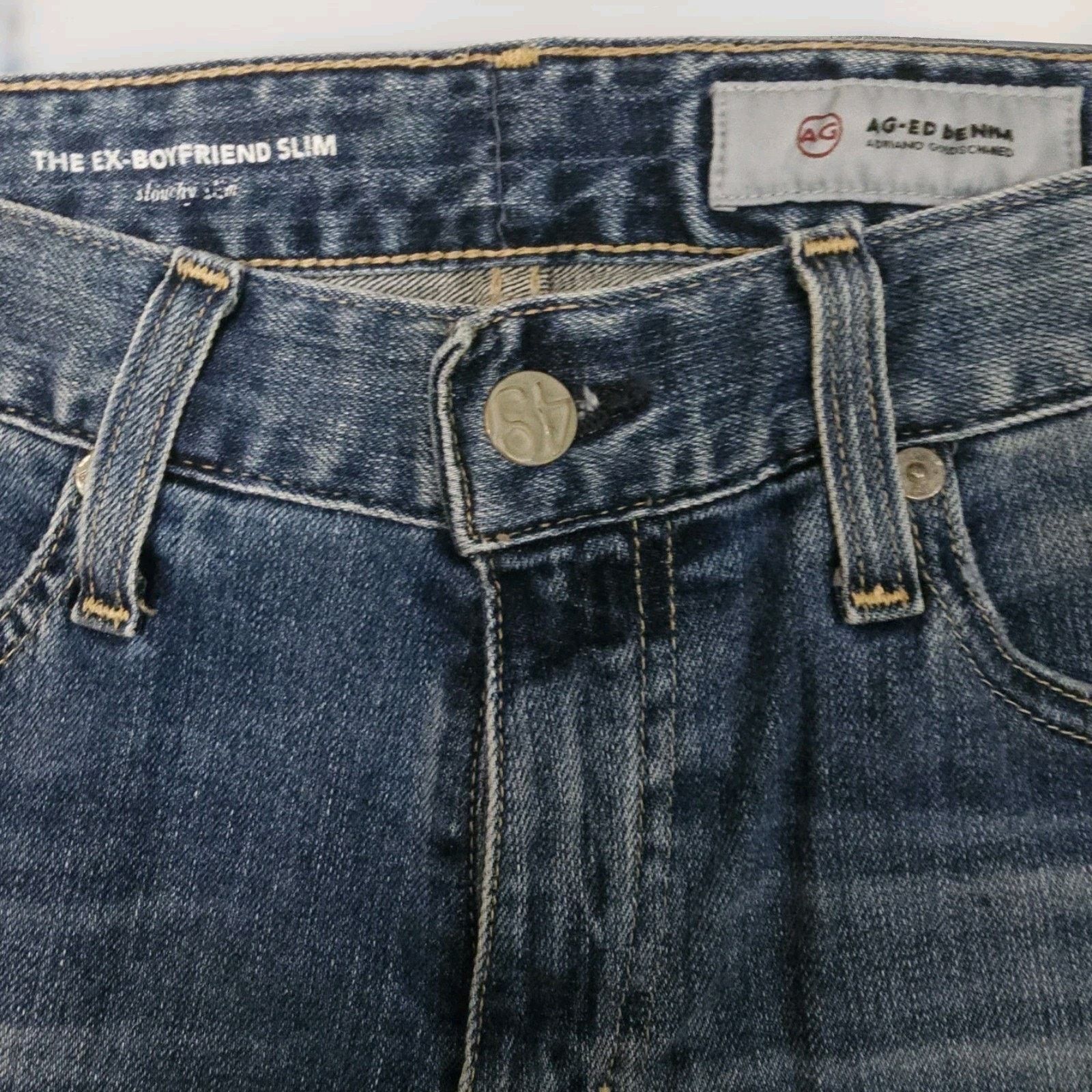 AG Adriano Goldschmied AG-ED Adriano Goldschmied "the Tomboy Boyfriend Fit Denim 26 Size 26" / US 2 / IT 38 - 6 Thumbnail