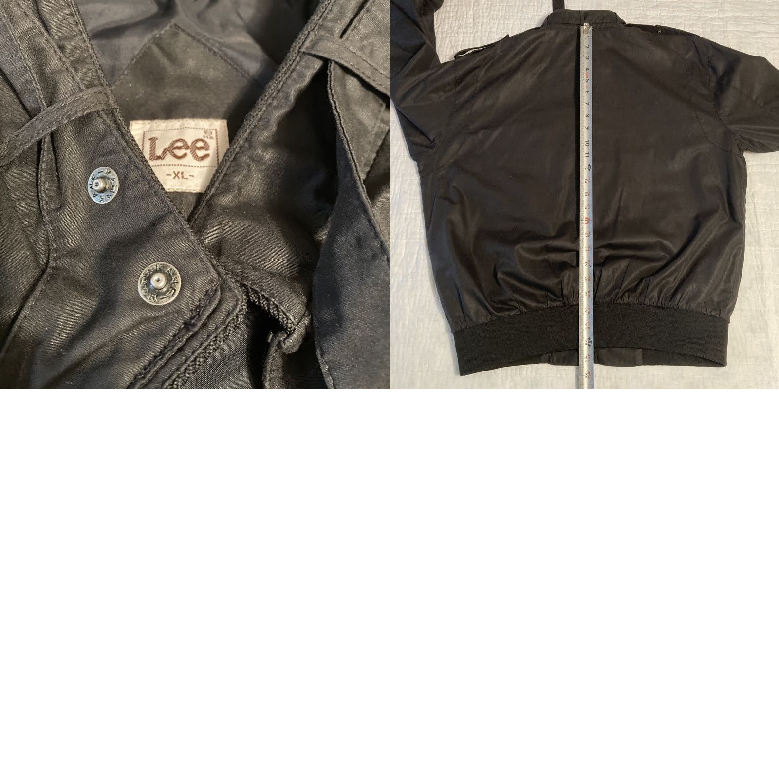 Lee VINTAGE Lee Windbreaker Full Zip Men XL Black Polyester Members Only Style XL Size US XL / EU 56 / 4 - 8 Thumbnail