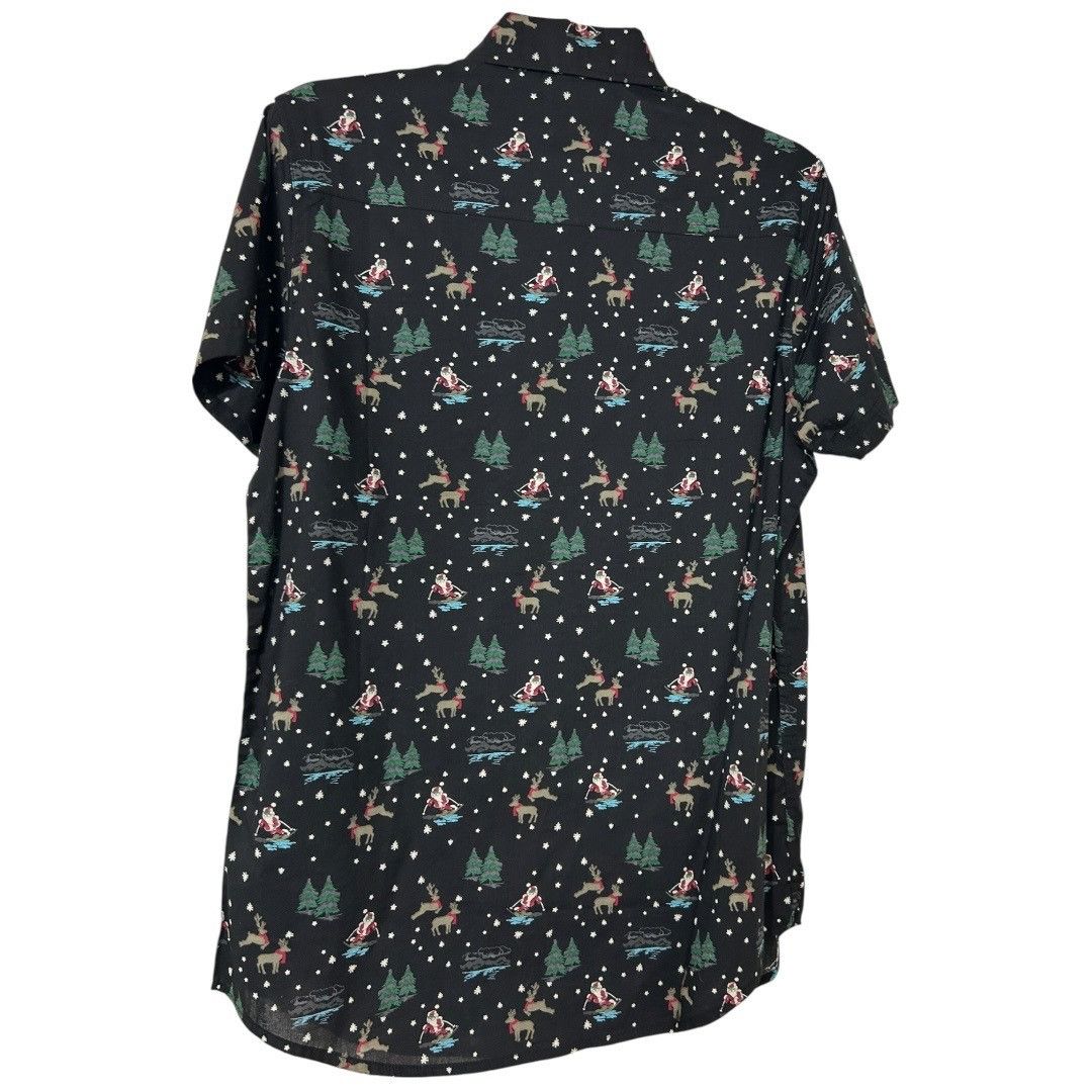 Free Planet Free Planet Skiing Santa Clause Christmas Button-Up Shirt - Size US S / EU 44-46 / 1 - 2 Thumbnail