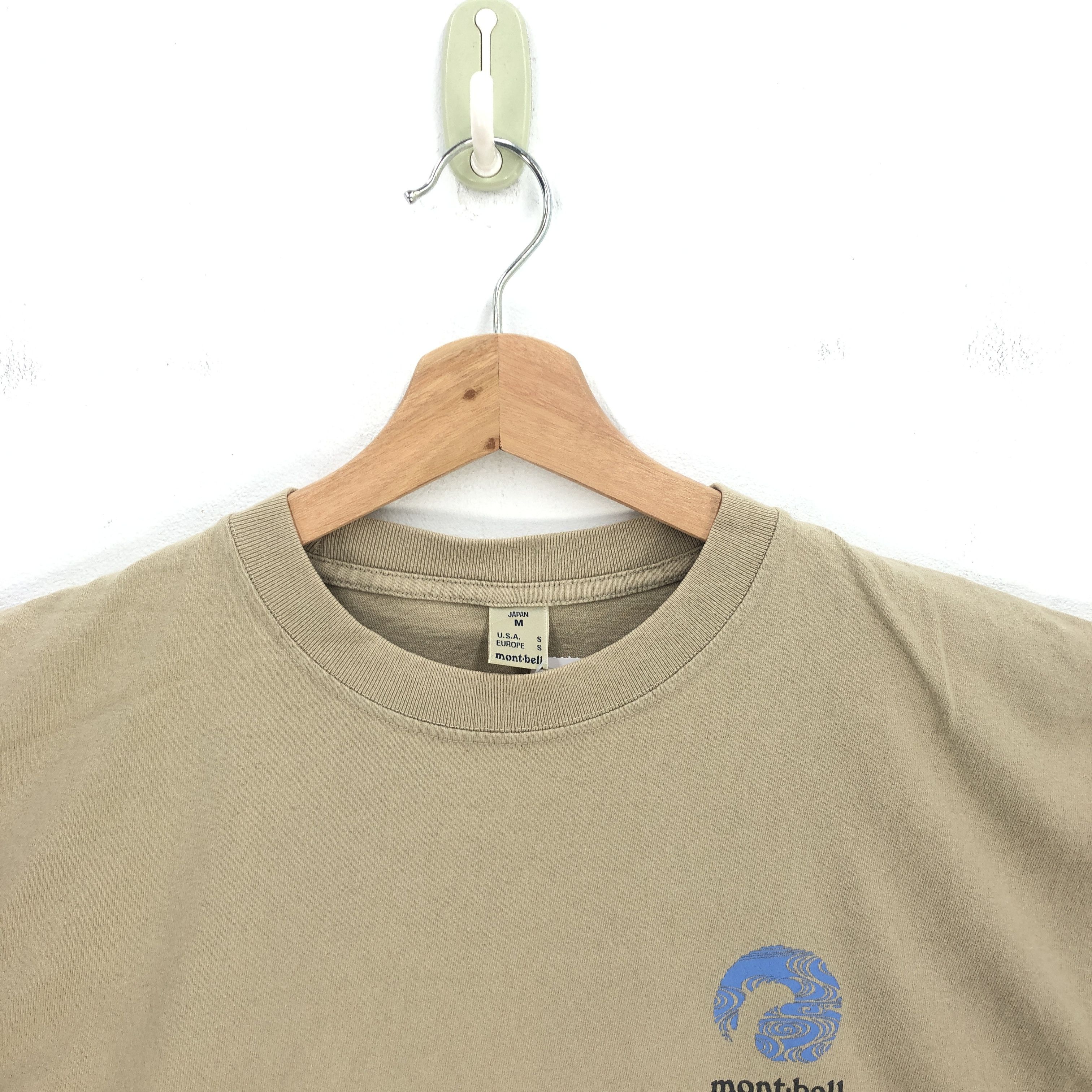 Montbell Vintage Montbell T Shirt Crewneck Tees Size US L / EU 52-54 / 3 - 3 Thumbnail