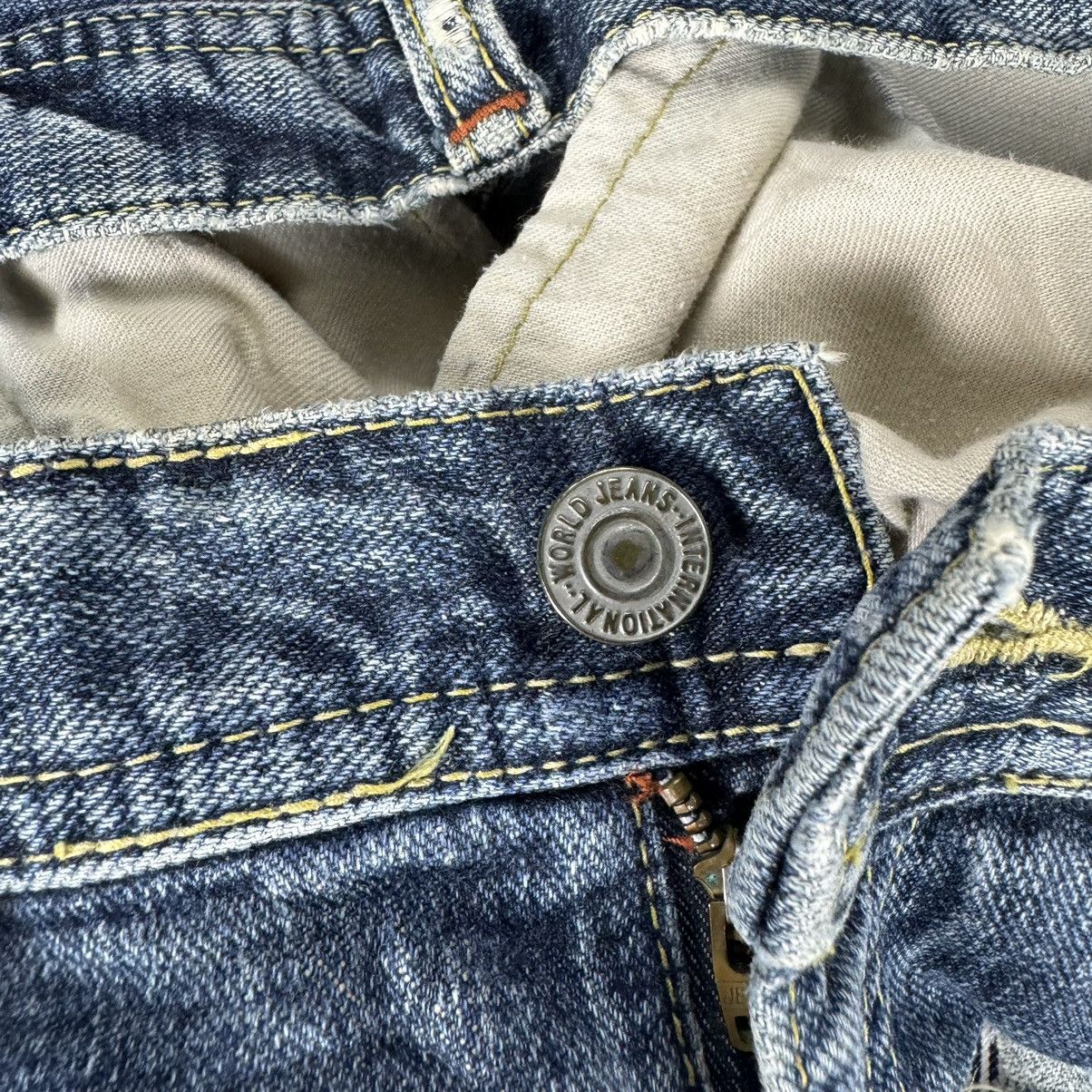 Japanese Brand ⚡️GL HEART LIMITED EDITION PATCHWORK HICKORY DENIM PANTS Size US 34 / EU 50 - 5 Thumbnail