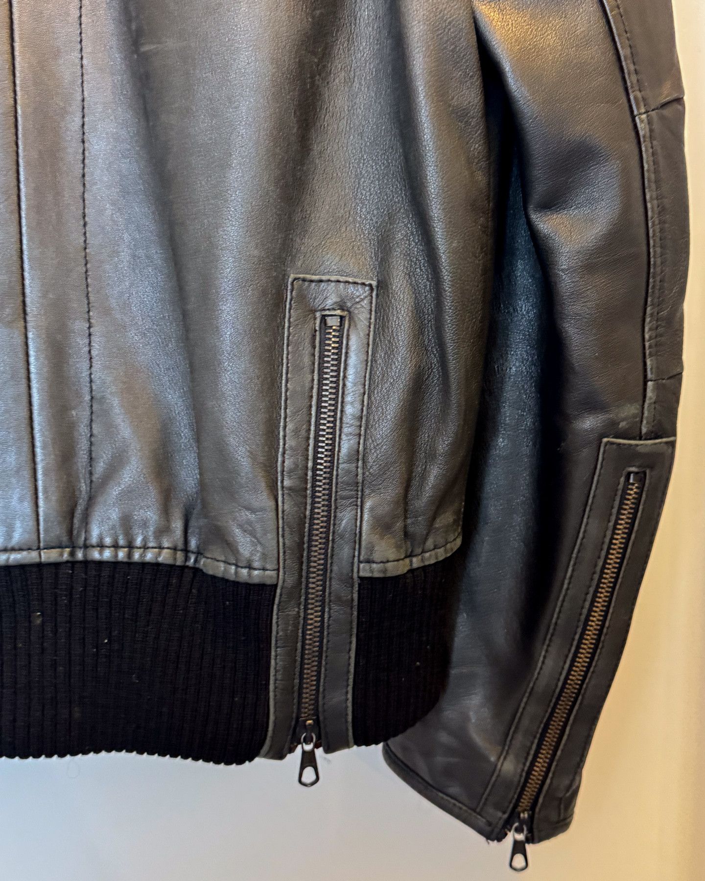 Reiss 2000's Reiss Leather Jacket Size US M / EU 48-50 / 2 - 5 Thumbnail