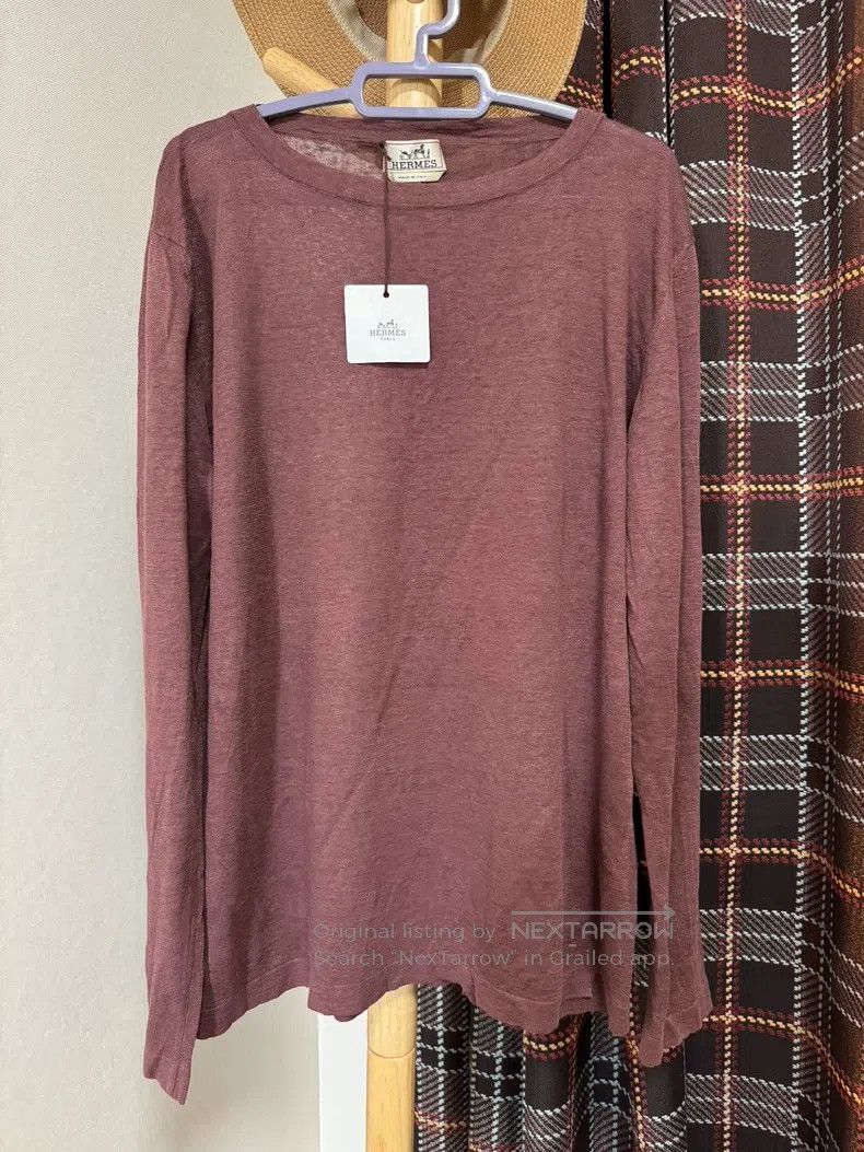 Hermes Hermes Linen T-Shirt Size US XXL / EU 58 / 5 - 1 Thumbnail