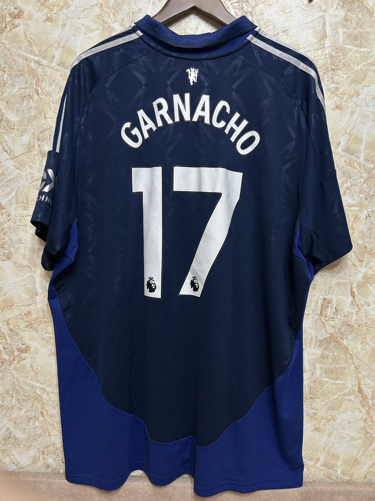 Adidas Manchester United 2024-25 Alejandro Garnacho Jersey 3XL Size US XXL / EU 58 / 5 - 1 Thumbnail