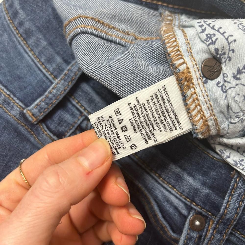 Free People Free People l Garden Party Cross Hem Skinny Jeans Size 28 Size 28" / US 6 / IT 42 - 10 Thumbnail