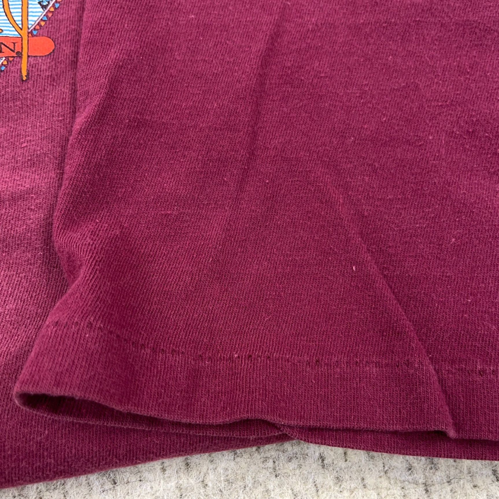 Harley Davidson VINTAGE Harley-Davidson Shirt Men Large Maroon 90s Logo Knit Short Sleeve T-Shirt USA 80s 90s Retro Motorcycle Cotton Size US L / EU 52-54 / 3 - 7 Thumbnail