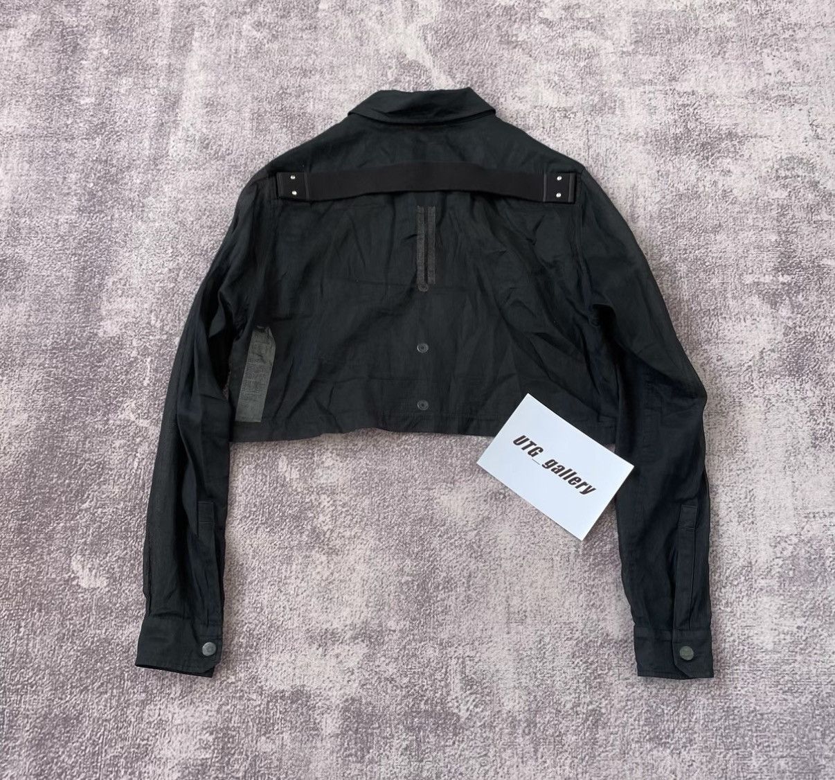 Rick Owens Rick Owens Main Line Cropped Cut-Out Jacket Size XS / US 0-2 / IT 36-38 - 2 Thumbnail