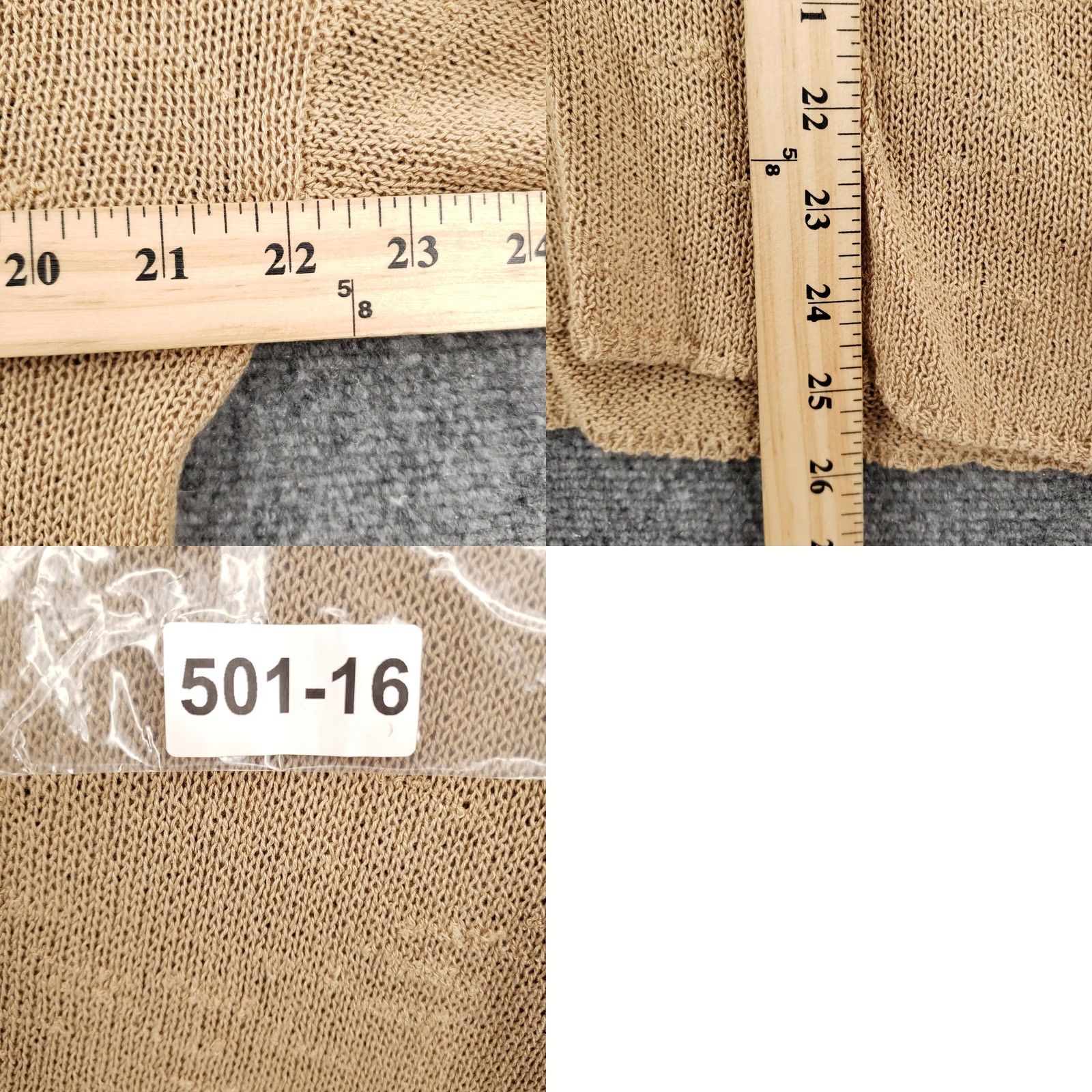 Forever 21 FOREVER 21 Sweater Womens M Beige Long Sleeve V Neck Pullover Open Knit Size M / US 6-8 / IT 42-44 - 8 Thumbnail
