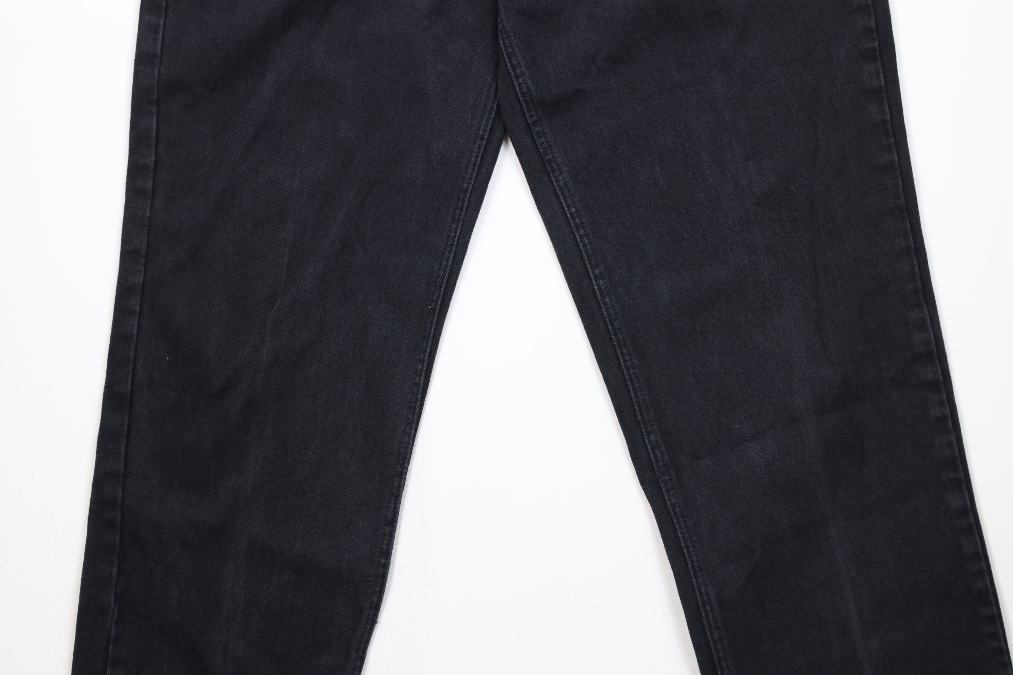 Vintage Vintage 90s Streetwear Relaxed Fit Tapered Leg Jeans Black Size US 34 / EU 50 - 3 Thumbnail