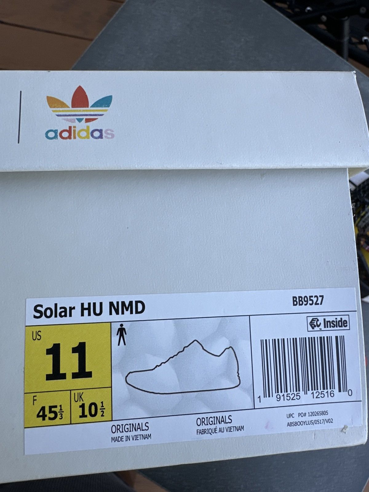 Adidas × Pharrell Adidas NMD Hu solar red Size US 11 / EU 44 - 7 Thumbnail