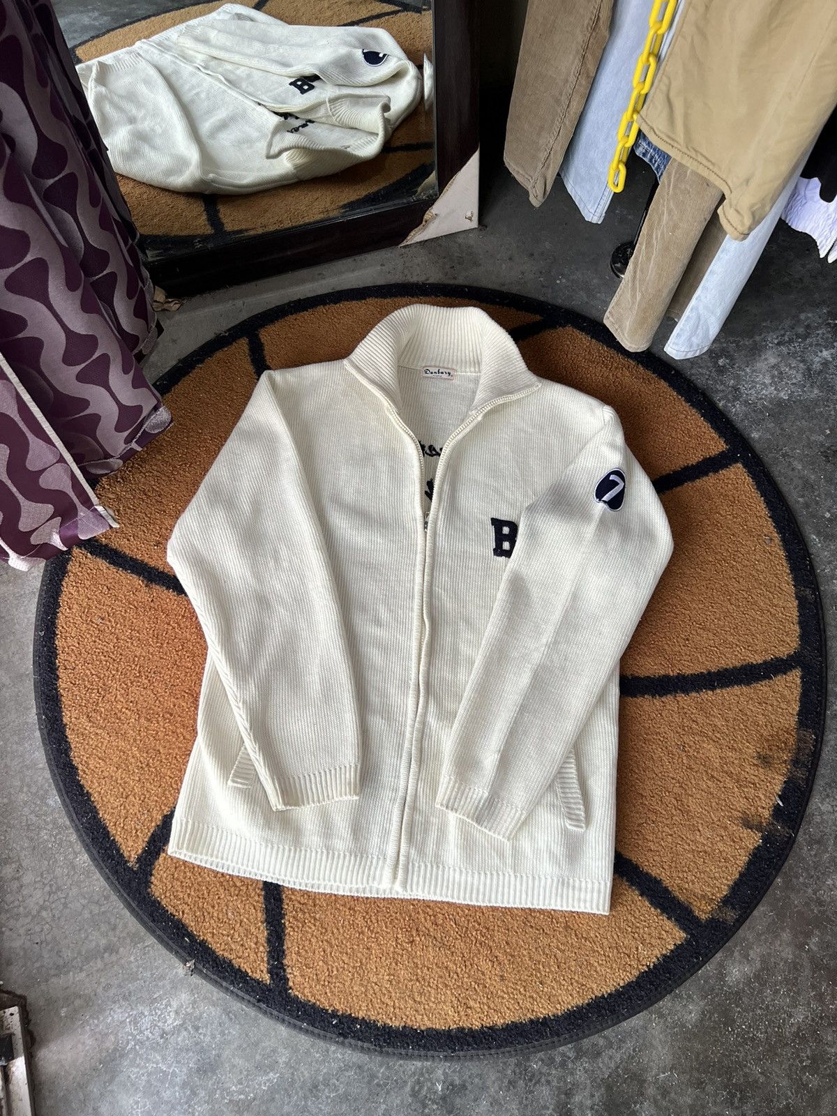 Japanese Brand 🔥Danbury Fuky Boy Knit Zipper Jacket Size US S / EU 44-46 / 1 - 2 Thumbnail