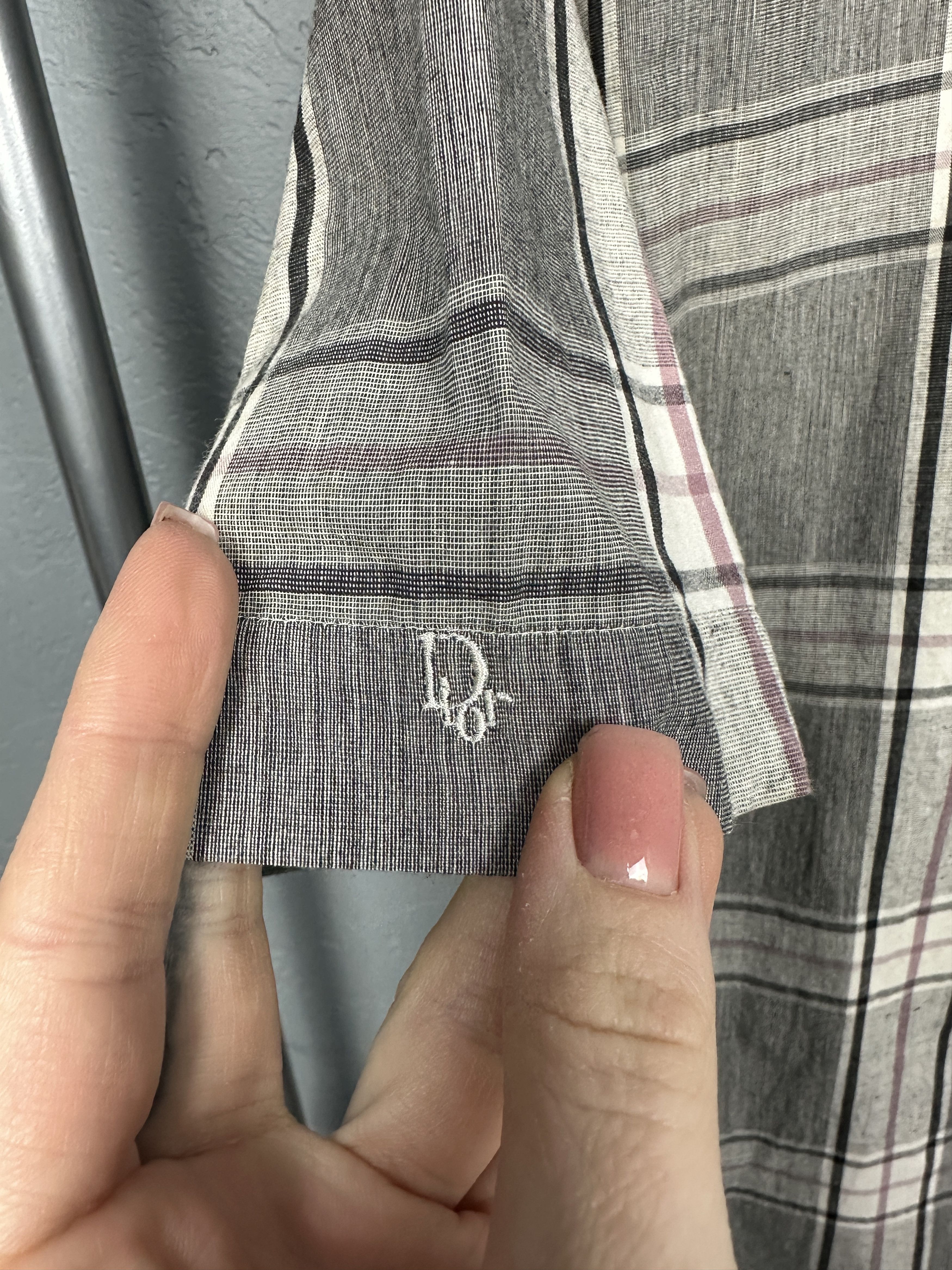 Christian Dior Monsieur Christian Dior Monsieur Vintage Short Sleeve Shirt Size US L / EU 52-54 / 3 - 3 Thumbnail