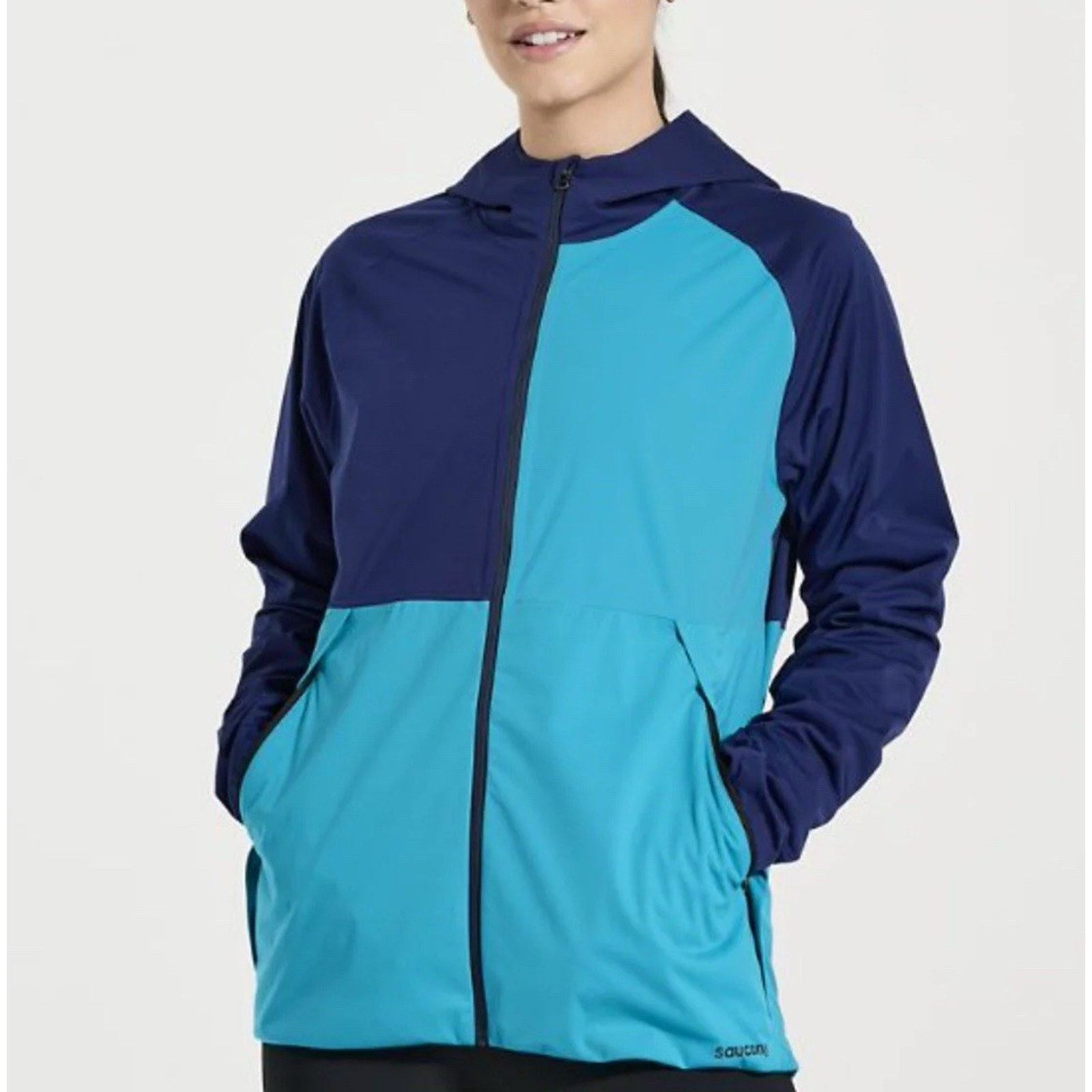 Saucony Saucony Boulder Drizzle Jacket Colorblock Size XS A003104 Size US XS / EU 42 / 0 - 1 Thumbnail