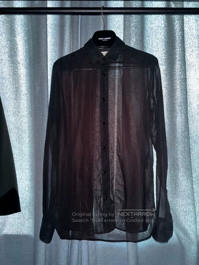 Saint Laurent Paris Saint Laurent Paris Cutout Shirt Size XS / US 0-2 / IT 36-38 - 1 Thumbnail