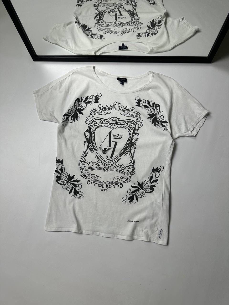 Armani Vintage Armani Womens Tattoo Vibe T Shirt Avant Garde Size S / US 4 / IT 40 - 1 Thumbnail