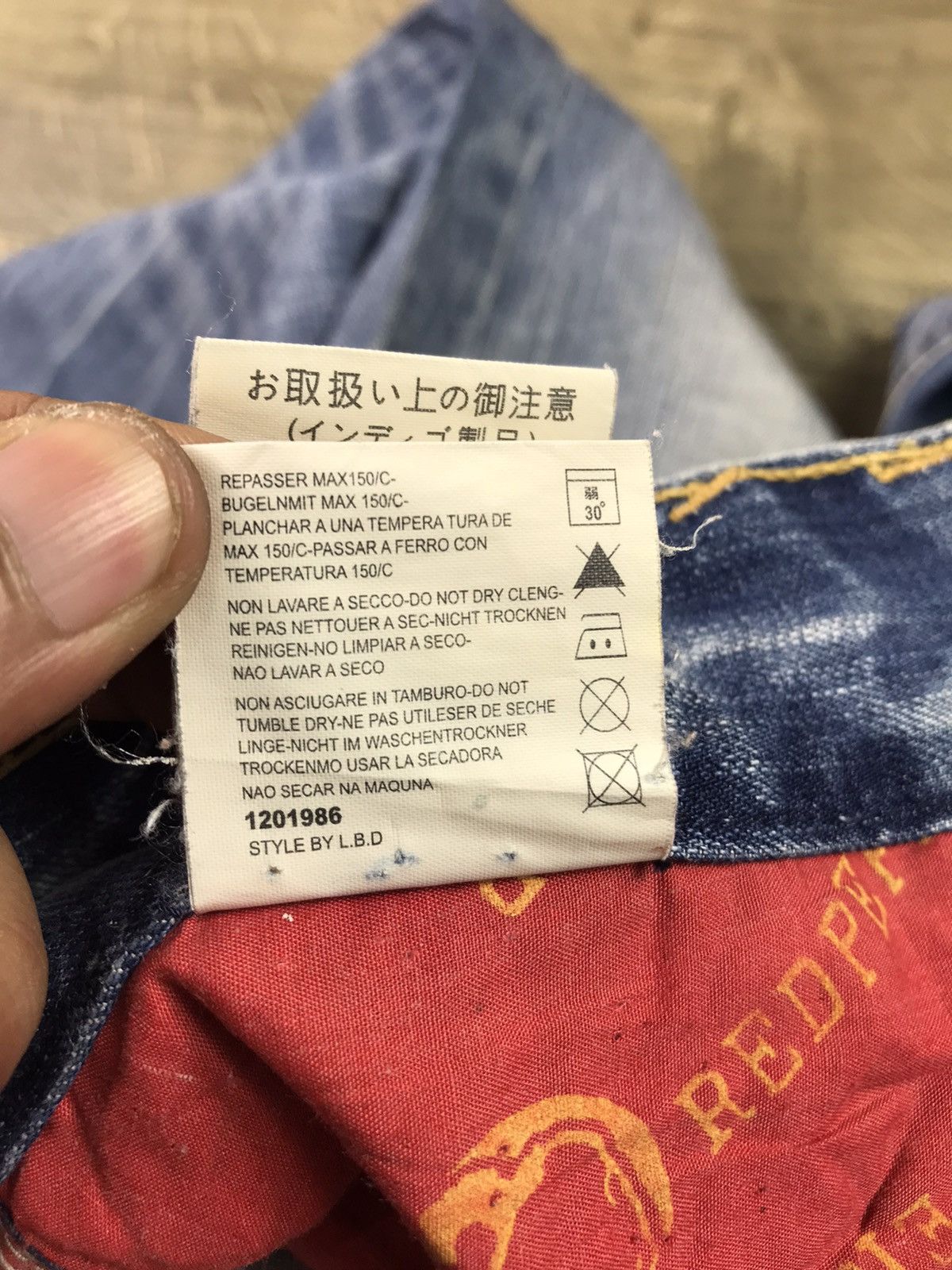 Other AUTHENTIC RED PEPPER SMILE JEANS Size US 34 / EU 50 - 17 Thumbnail
