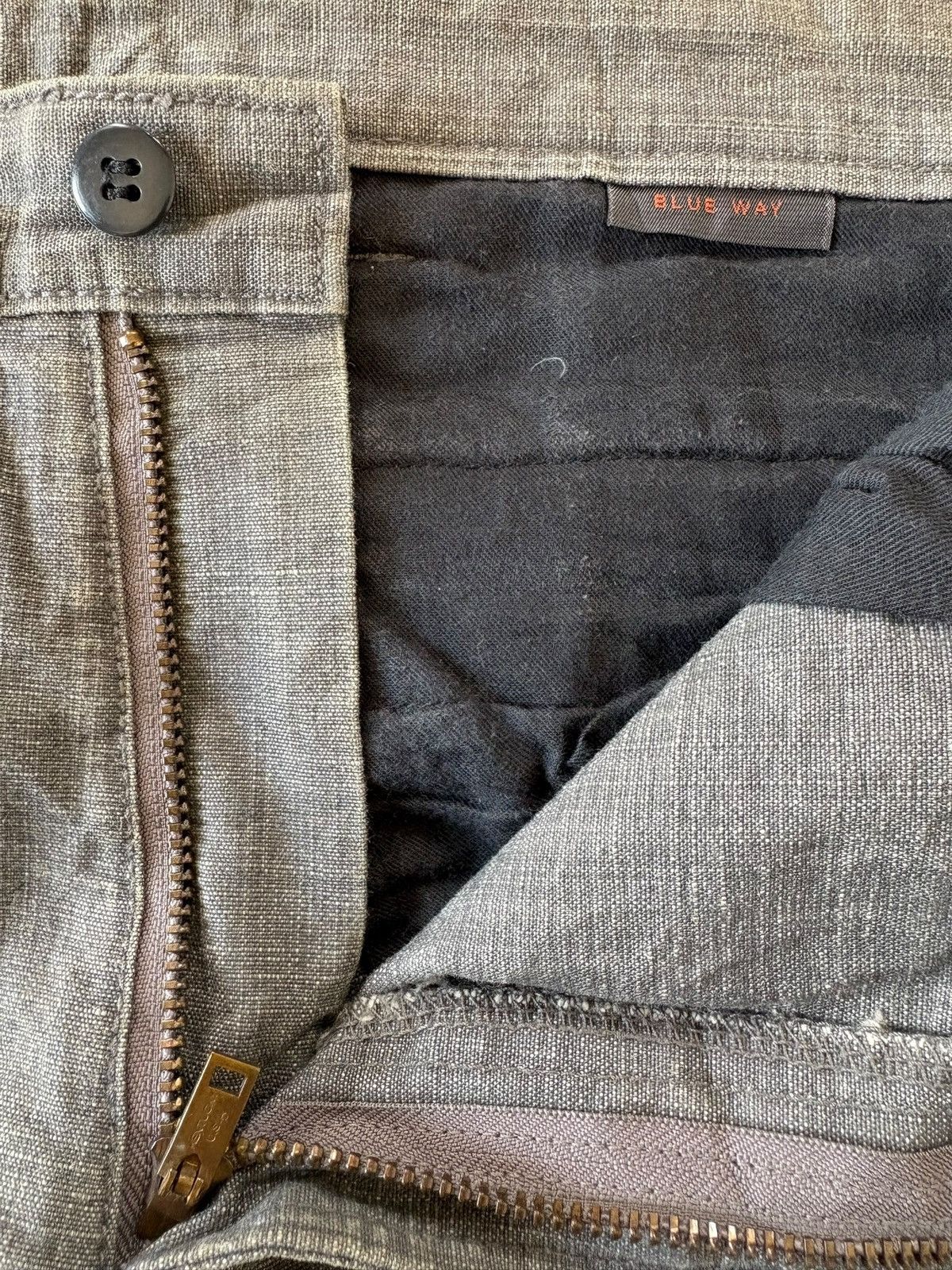 Japanese Brand Vintage Japanese Blue Way Mud Wash Baggy Jeans Size US 34 / EU 50 - 9 Thumbnail