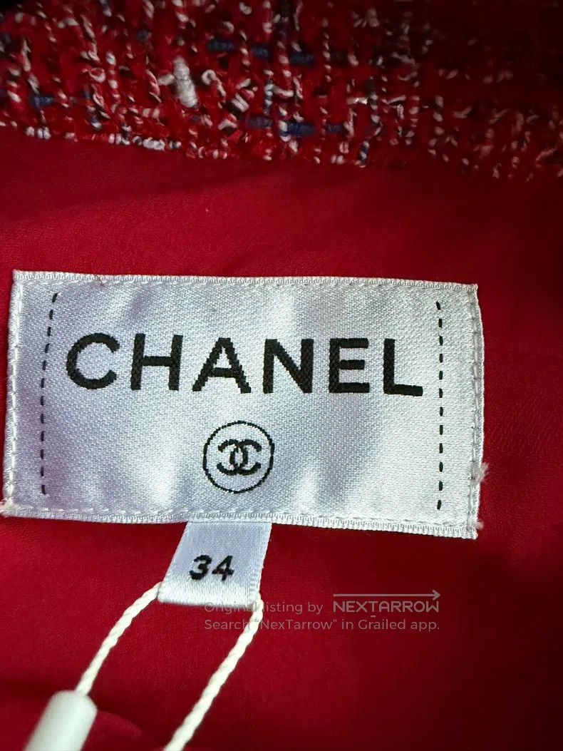 Chanel Chanel 19p ruffled red jacket Size XXS / US 00 / IT 34 - 3 Thumbnail