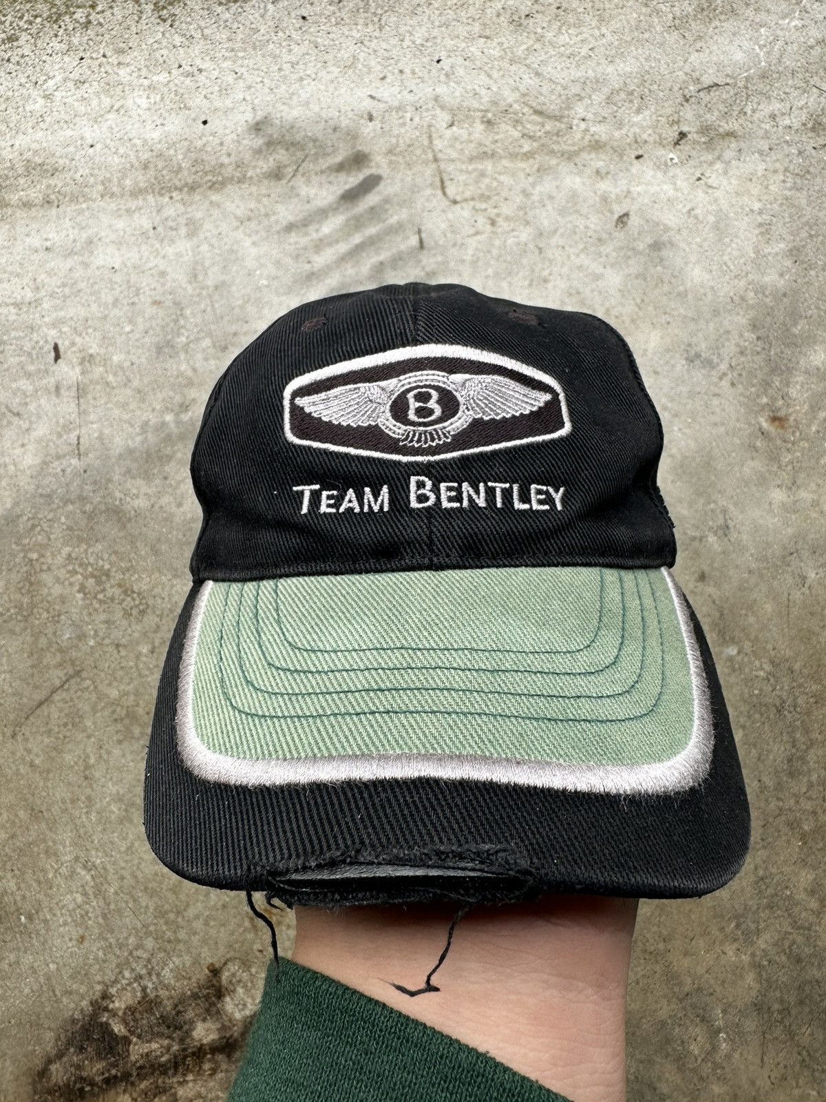 image of Vintage Bentley Motorsports Distorted Hat in Black, Men's