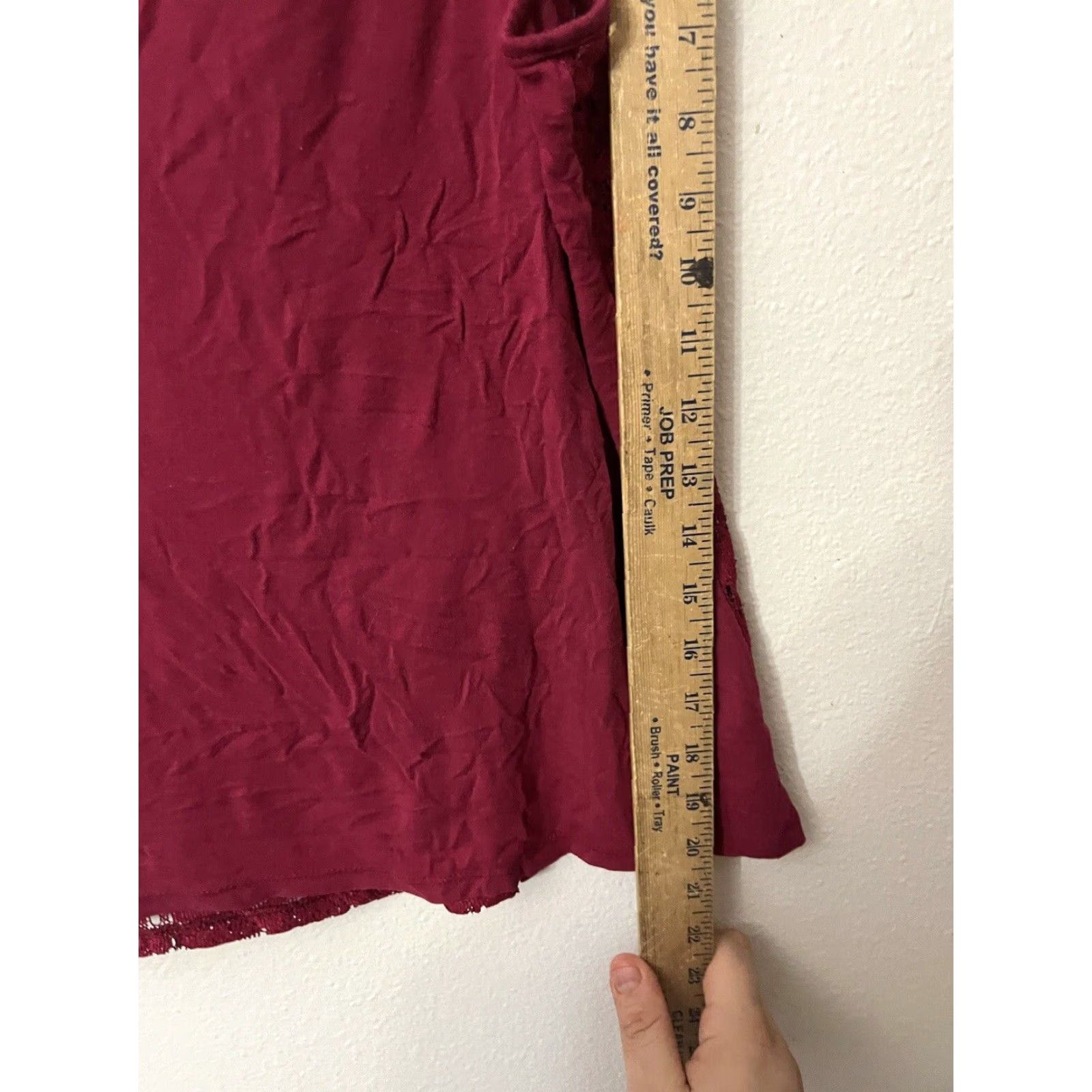 Vintage Atmosphere Brand Blouse Tank Top Womens UK 16 Layered Sleeveless V-Neck Neck Red Top Size XXL / US 16-18 / IT 52-54 - 5 Thumbnail