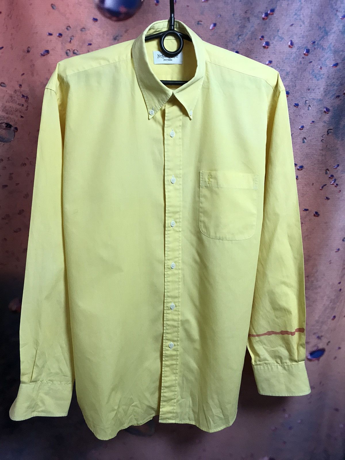 Vintage × Yves Saint Laurent YSL Yves Saint Laurent luxury shirt Size US L / EU 52-54 / 3 - 2 Thumbnail