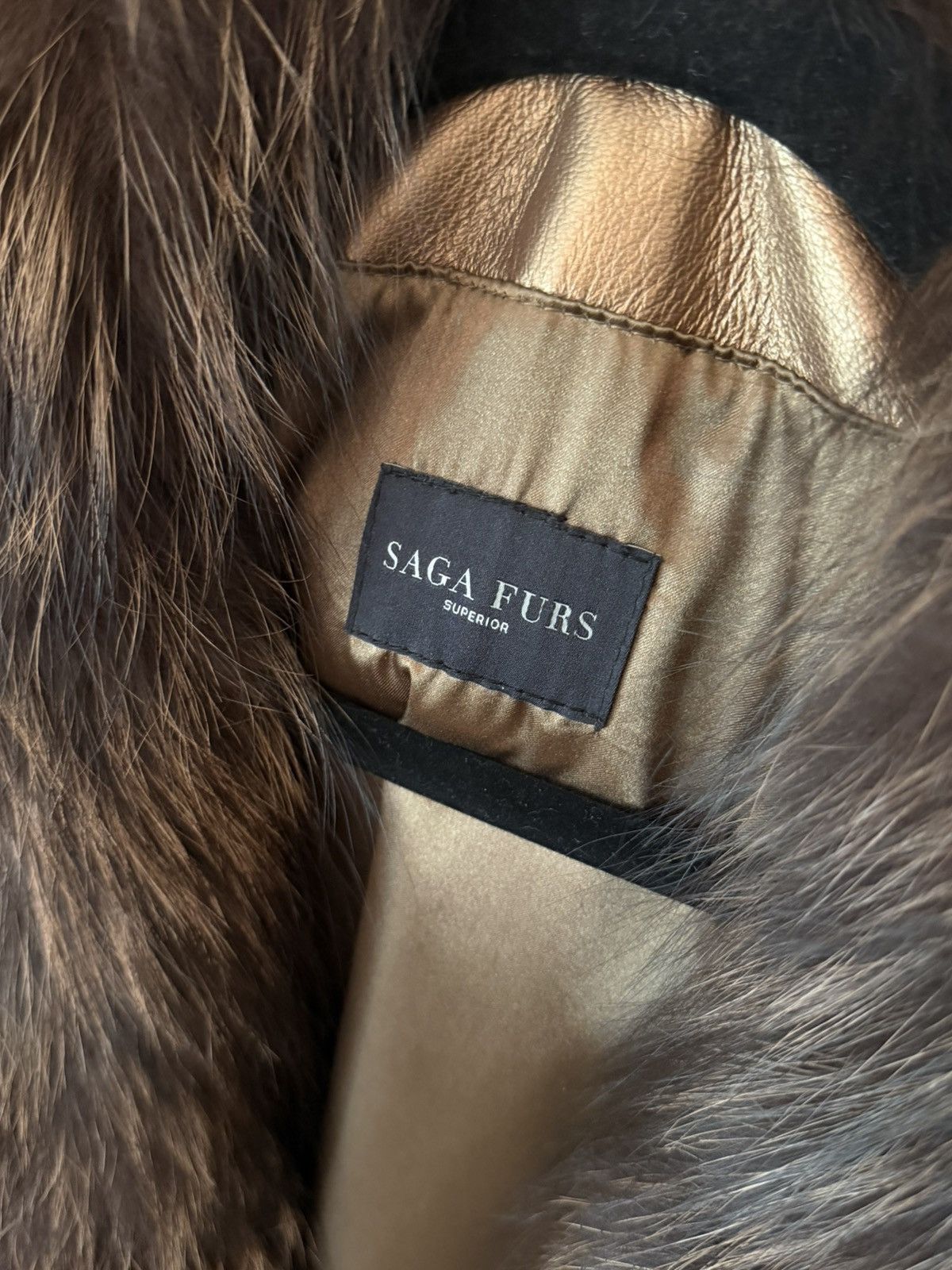 Sagafurs SAGA FOX FUR COAT VINTAGE Size S / US 4 / IT 40 - 7 Thumbnail