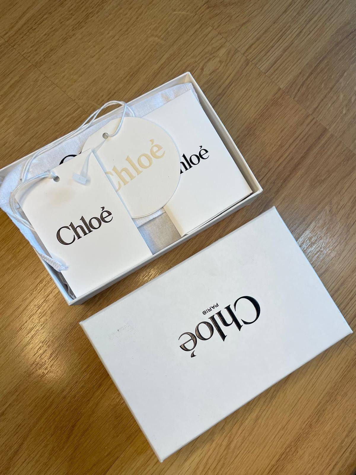 Chloe Authentic Chloé TriFold Wallet Lambskin Size ONE SIZE - 6 Thumbnail